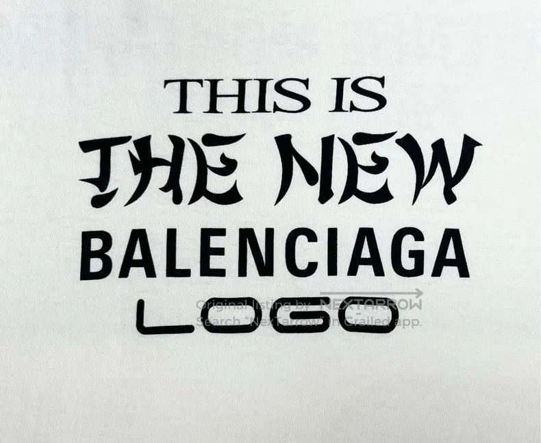 Balenciaga Balenciaga New Logo White Short Sleeve. Size US L / EU 52-54 / 3 - 5 Thumbnail