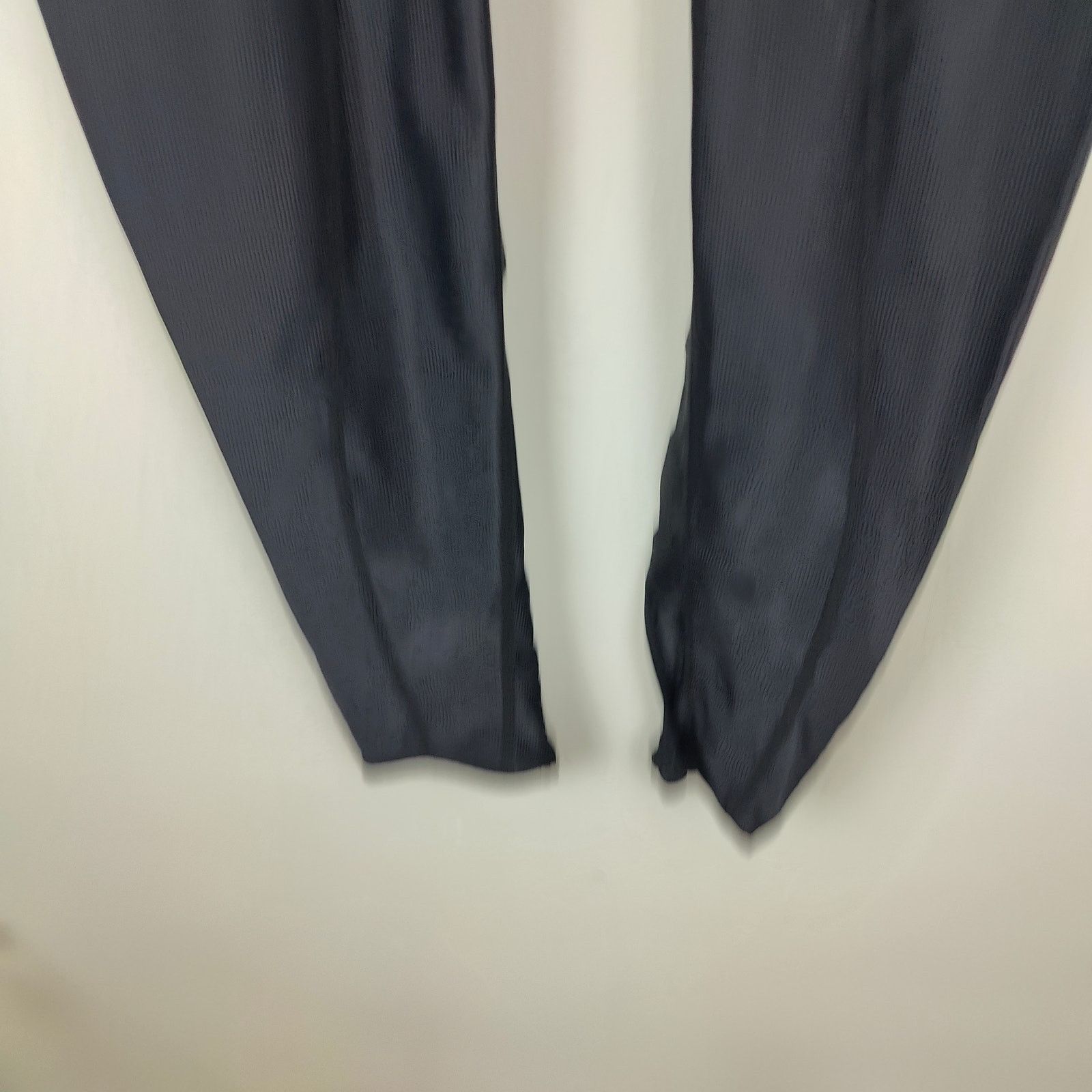 Other Hyein Seo Leggings Womens 2 Medium Black Shiny Stirrup Size 29" - 3 Thumbnail