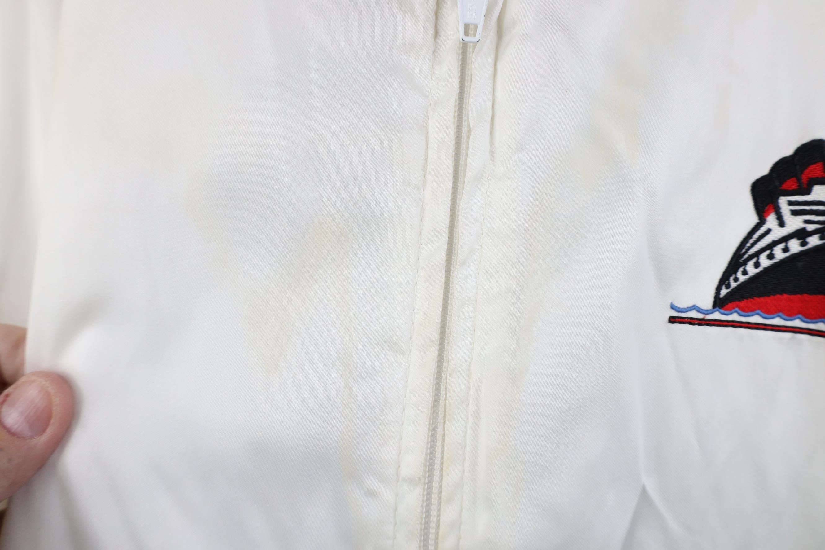 Vintage Vintage 60s Queen Mary British Ocean Liner Satin Jacket USA Size XL / US 12-14 / IT 48-50 - 5 Thumbnail