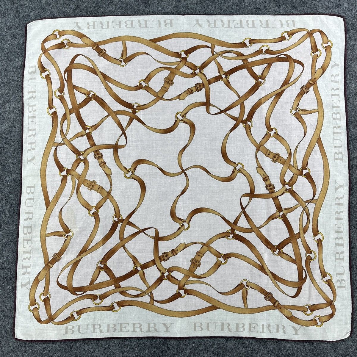 Burberry × Vintage Burberry Handkerchief / Bandana / Neckerchief B440 Size ONE SIZE - 1 Thumbnail
