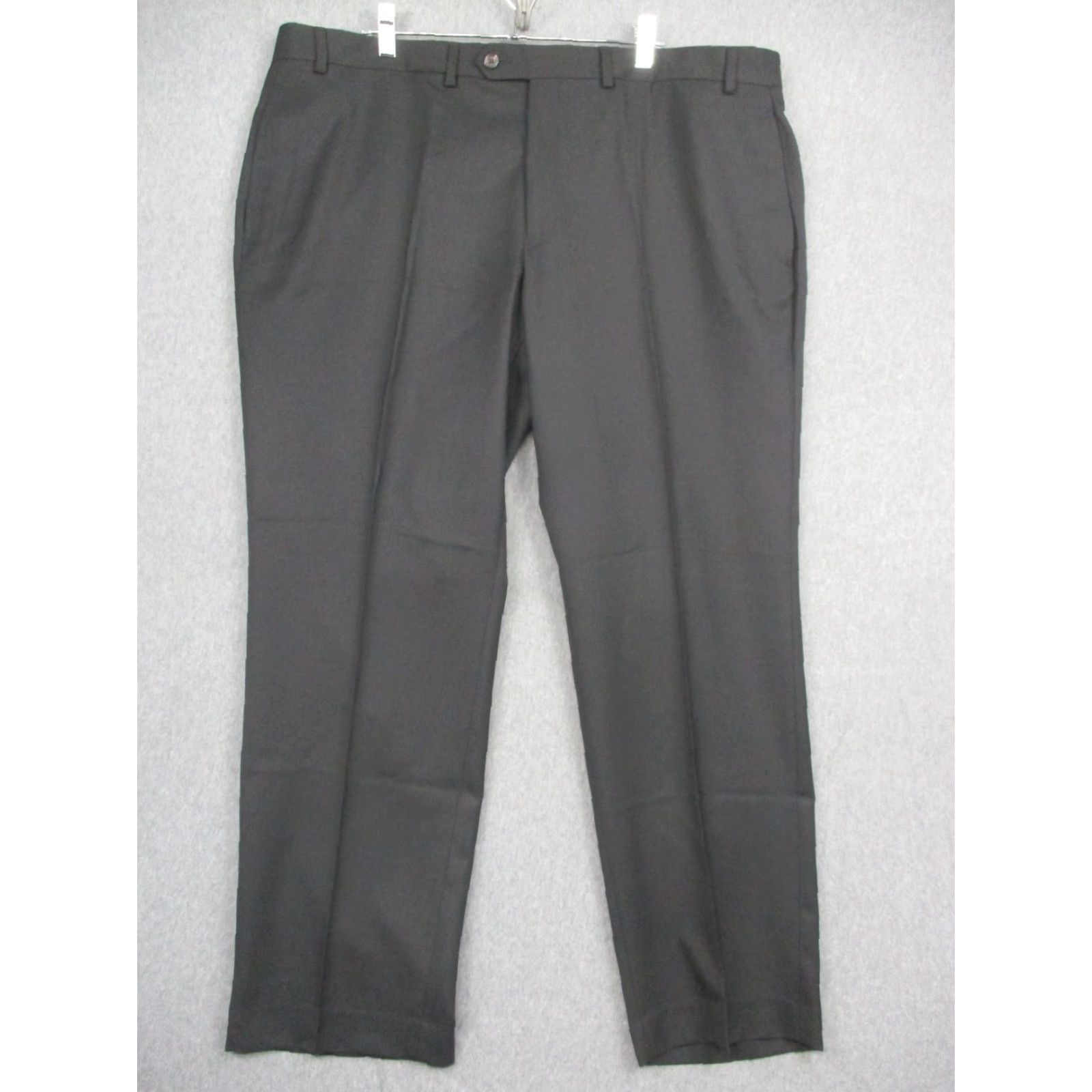 Ralph Lauren Lauren Ralph Lauren Pants Mens 42x30 Black Flat Front Dress Machine Washable Size US 42 / EU 58 - 2 Thumbnail