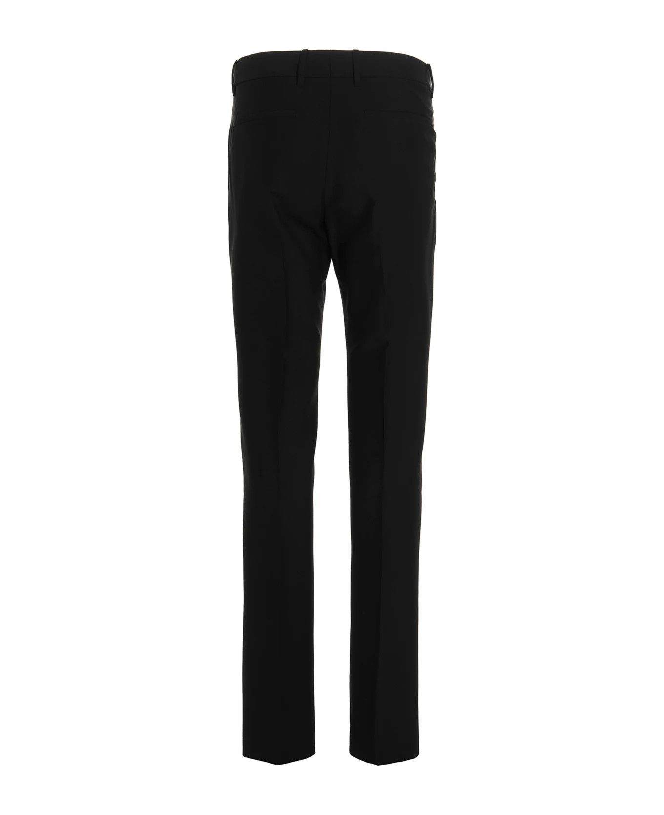 Givenchy o1n1vont0326 Mohair Wool Pants in Black Size US 34 / EU 50 - 2 Thumbnail