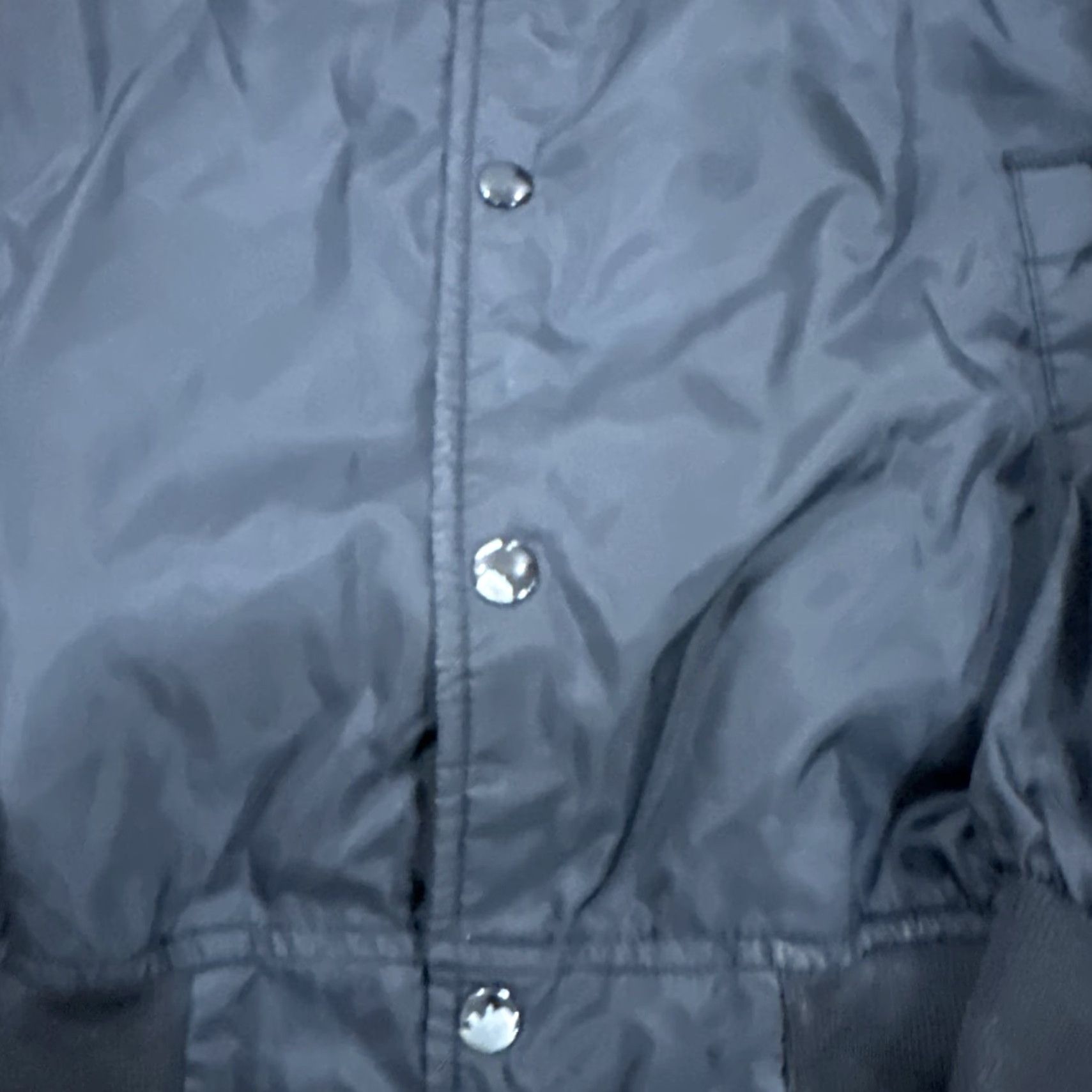 Chalk Line Chalk Line Jacket Windbreaker Vtg Justin Boots Large Black Nylon 1980s Casual Mens USA Size US L / EU 52-54 / 3 - 7 Thumbnail