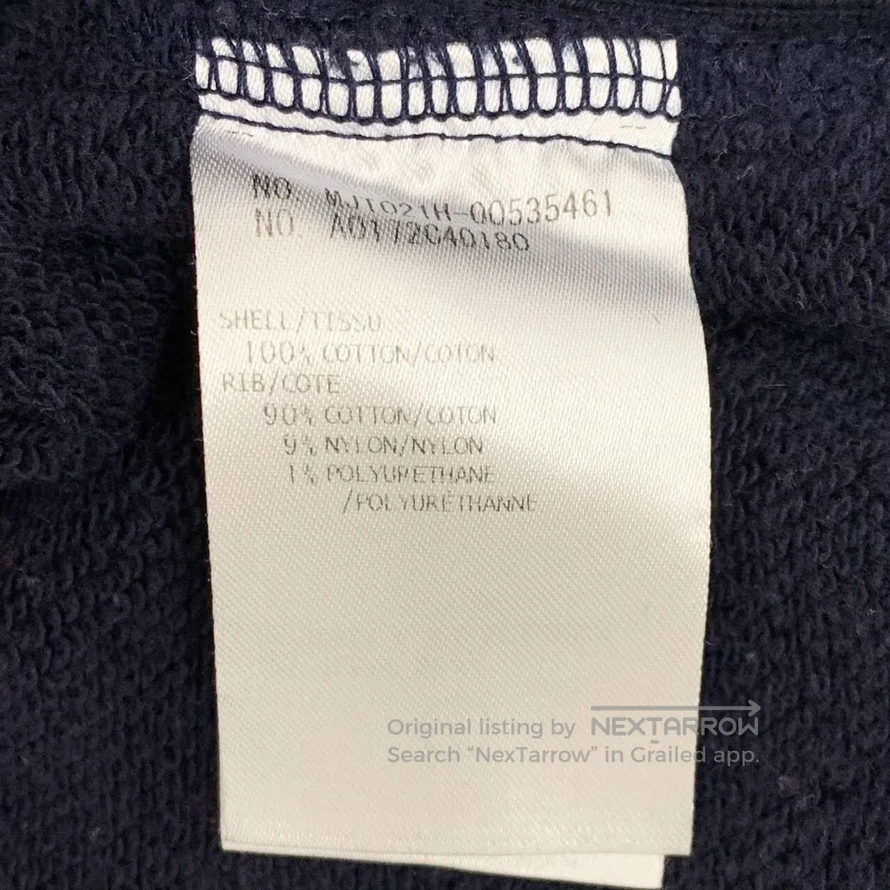 Thom Browne Thom Browne Navy classic four-stripe cotton crew neck long Size US XS / EU 42 / 0 - 6 Thumbnail