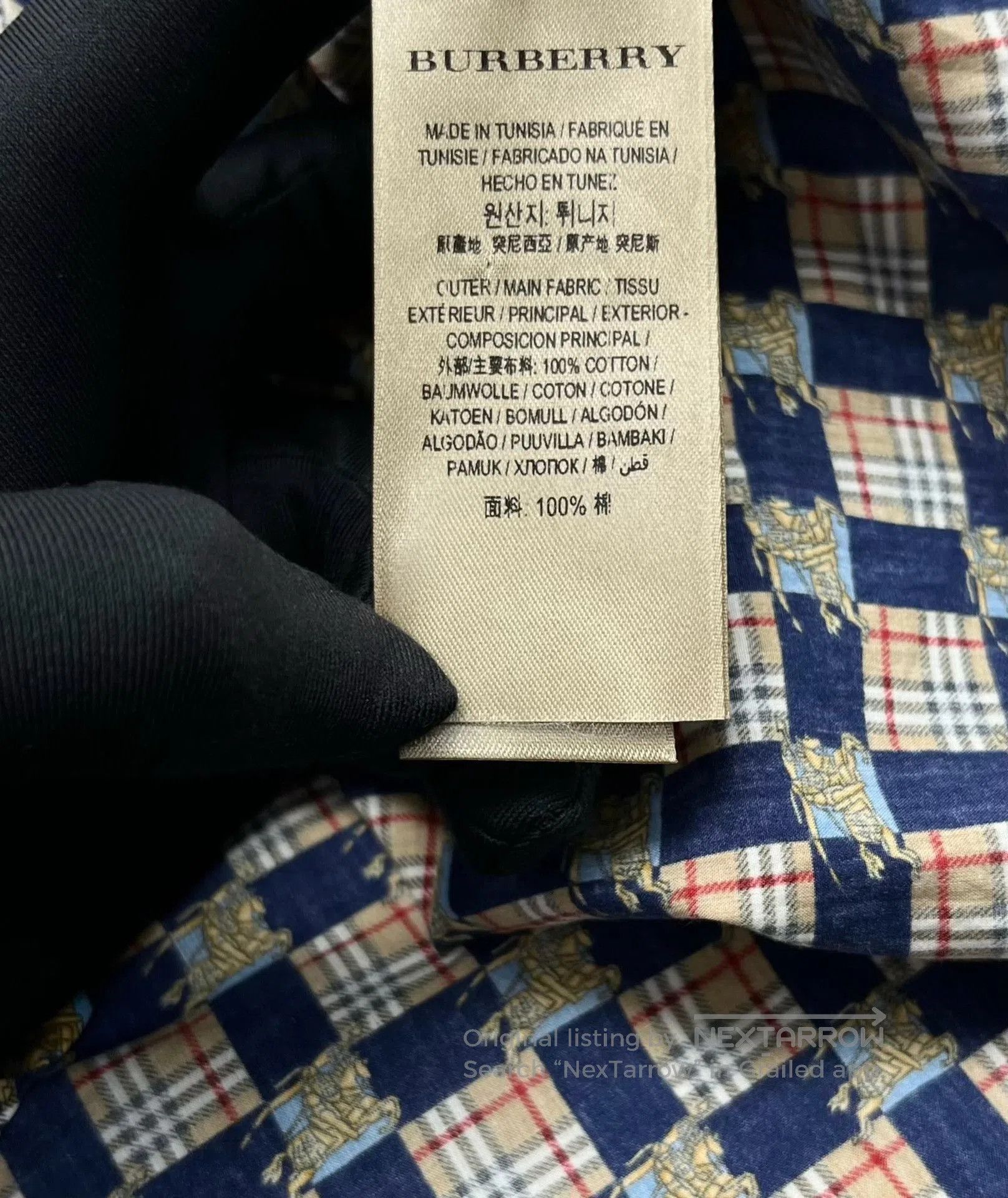 Burberry burberry check pattern long sleeve shirt jacket. Size US XL / EU 56 / 4 - 4 Thumbnail