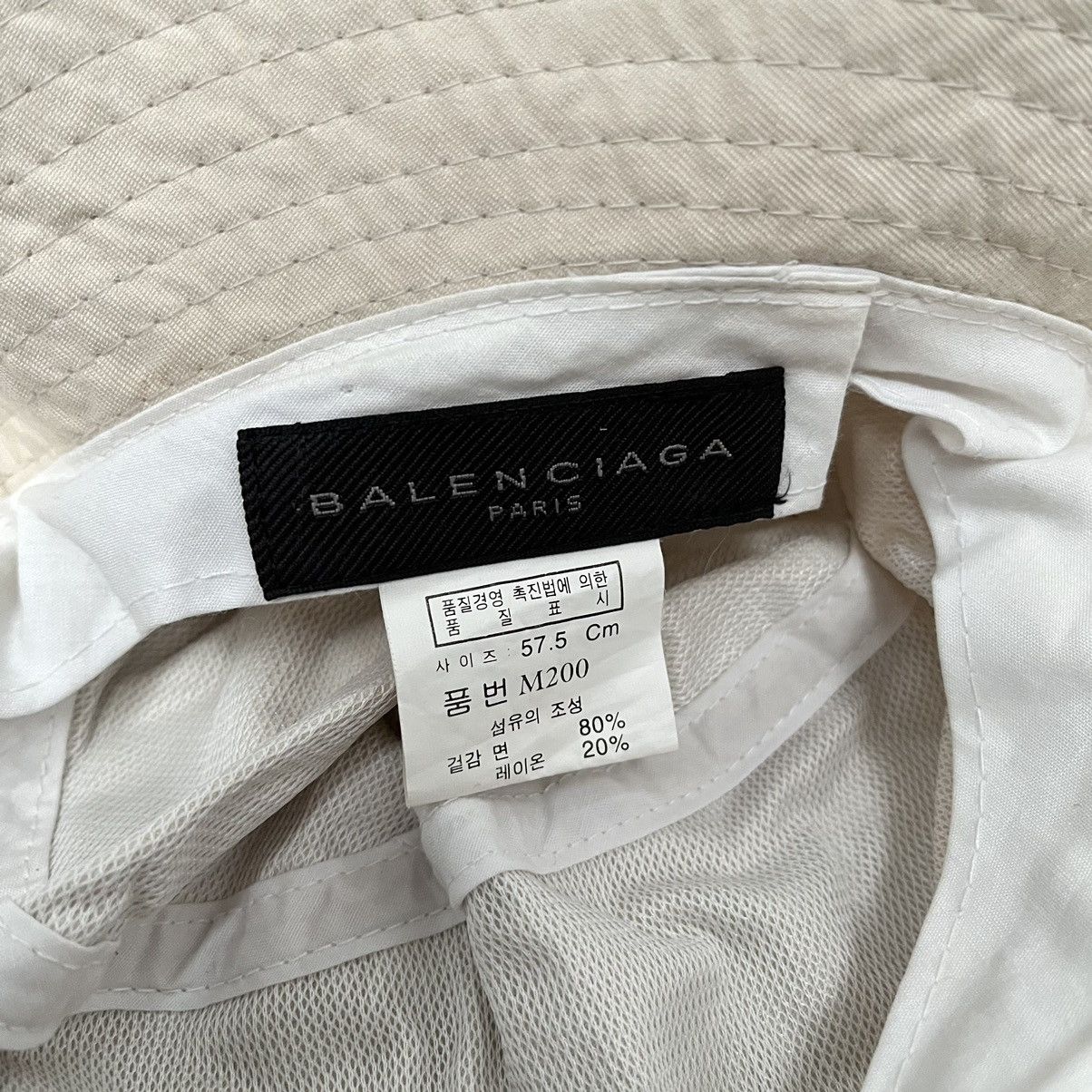 Balenciaga × Vintage Vintage 90s Balenciaga Bucket Hat Size ONE SIZE - 5 Thumbnail