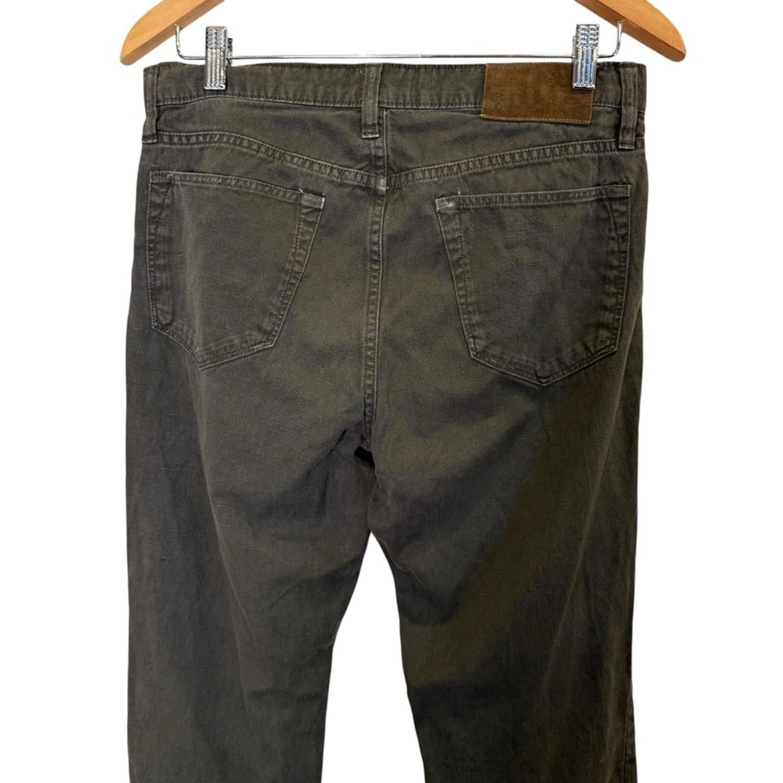 Todd Snyder Men’s Todd Snyder Olive Slim Fit Jeans sz 30/30 Size US 30 / EU 46 - 6 Thumbnail