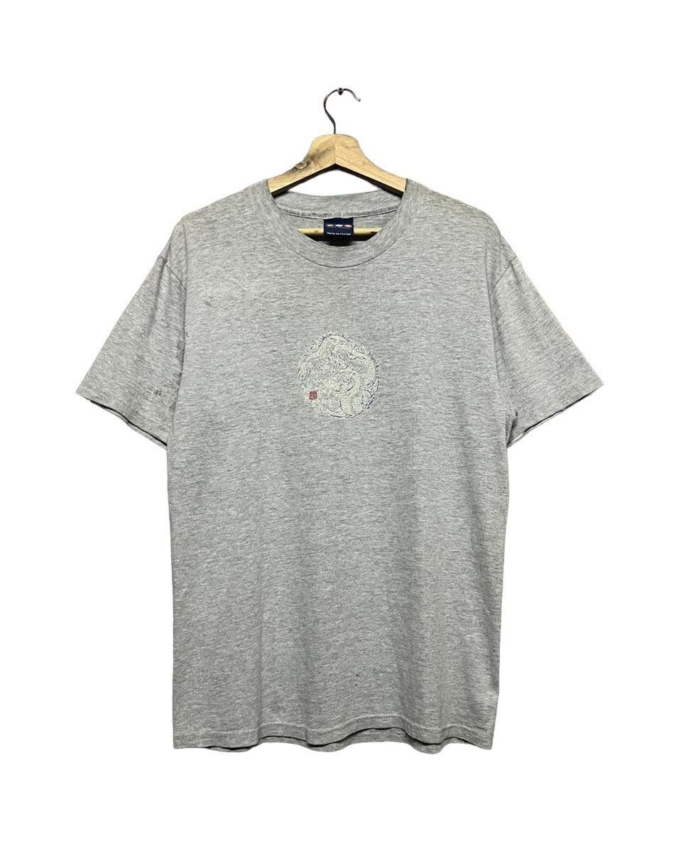 image of Vtgbsf Project Dragon Futura Subware Dragon Printed Tee in Grey, Men's (Size Medium)