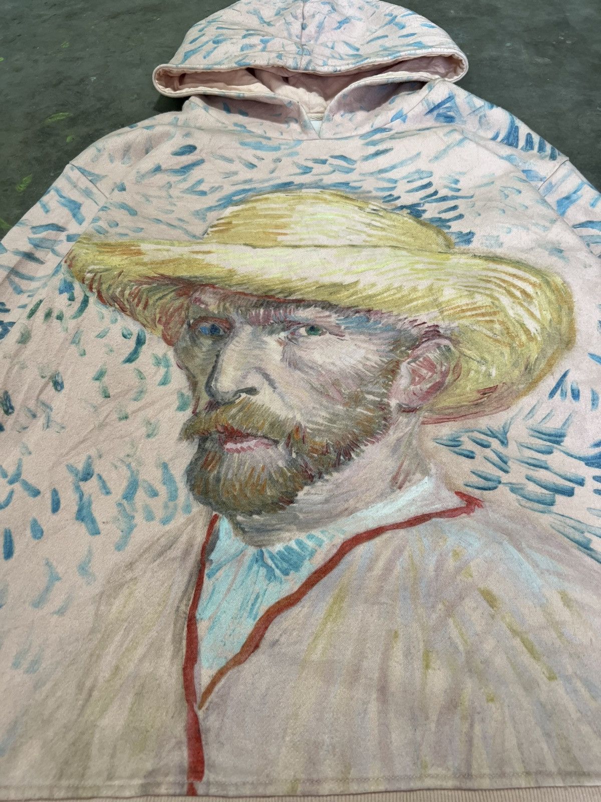 Vintage Vincent Van Gogh Art Painting Lace Up Hoodie Size US L / EU 52-54 / 3 - 5 Thumbnail