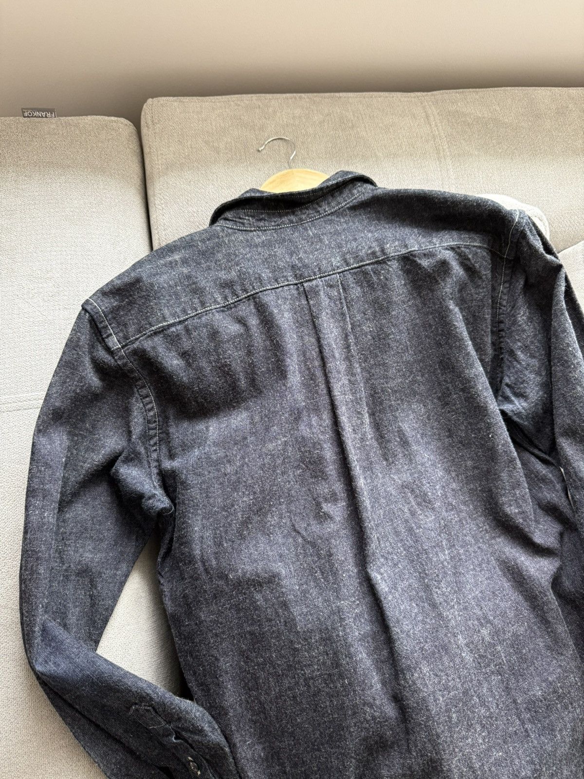Momotaro Jeans Momotaro Jeans Okayama Selvedge Japanese 🇯🇵 Denim Overshirt Size US L / EU 52-54 / 3 - 11 Thumbnail