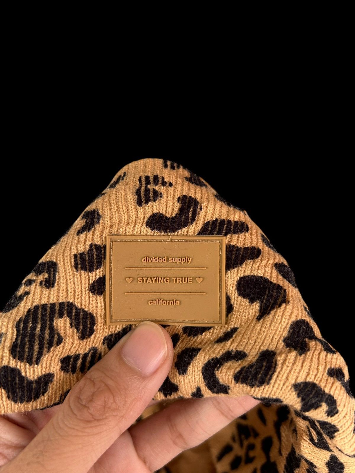 Japanese Brand × Vintage Leopard Japanese Style Beanie Hats Rare ☠️☠️ Size ONE SIZE - 3 Thumbnail