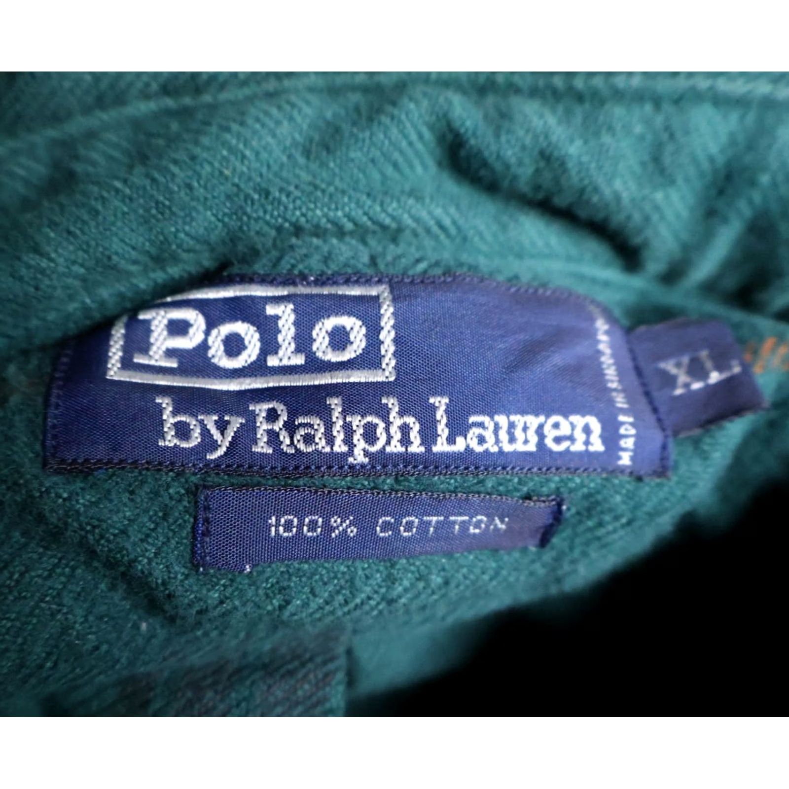 Polo Ralph Lauren Polo Ralph Lauren Flannel Shirt Striped Green Blue XL Men’s Button-Up Long Sleeve Casual Workwear VTG 90s Grunge Retro Hipster Green Shirt Mens XL Size US XL / EU 56 / 4 - 3 Thumbnail