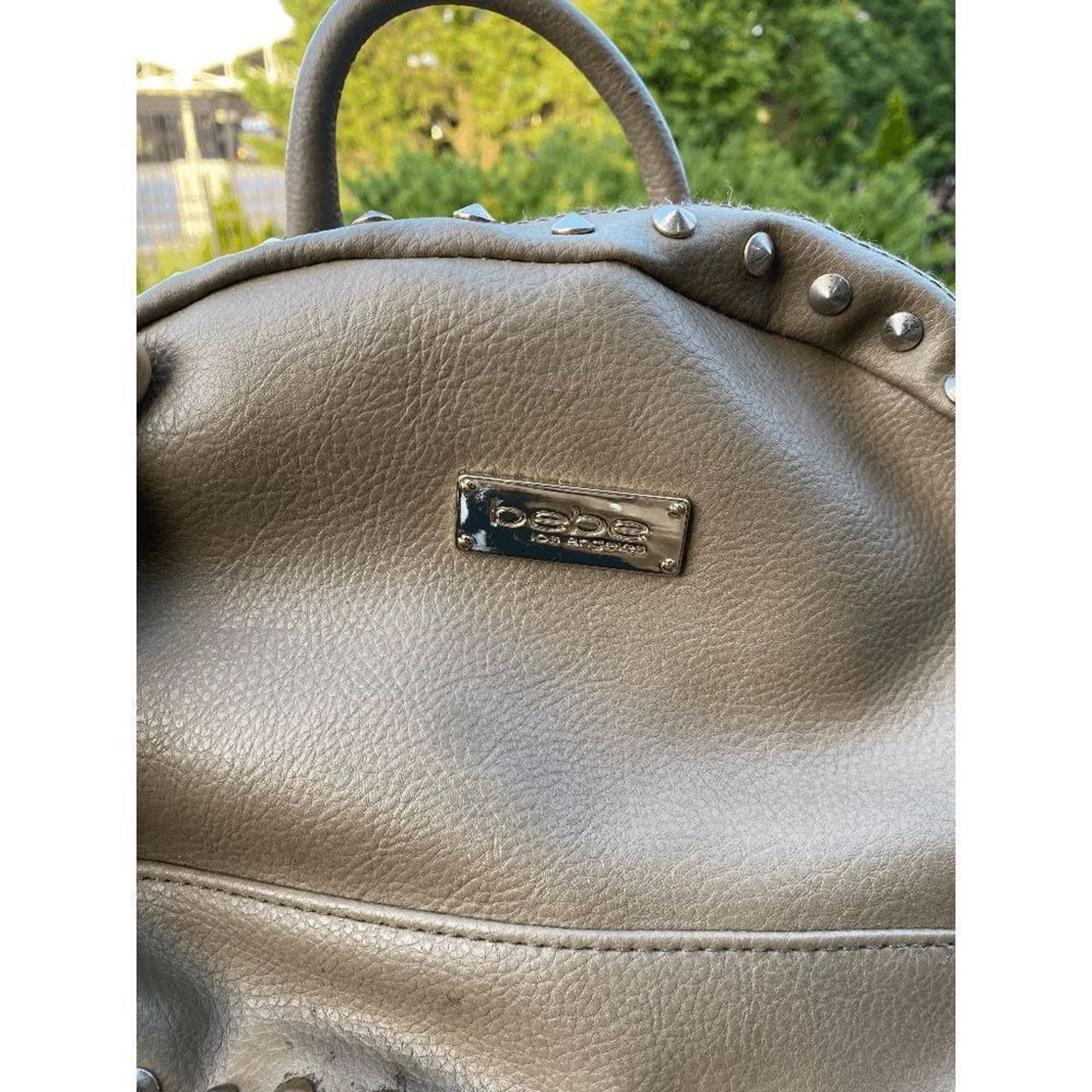 Bebe Bebe Los Angeles Beige Goldtone Hardware Backpack Size ONE SIZE - 11 Thumbnail