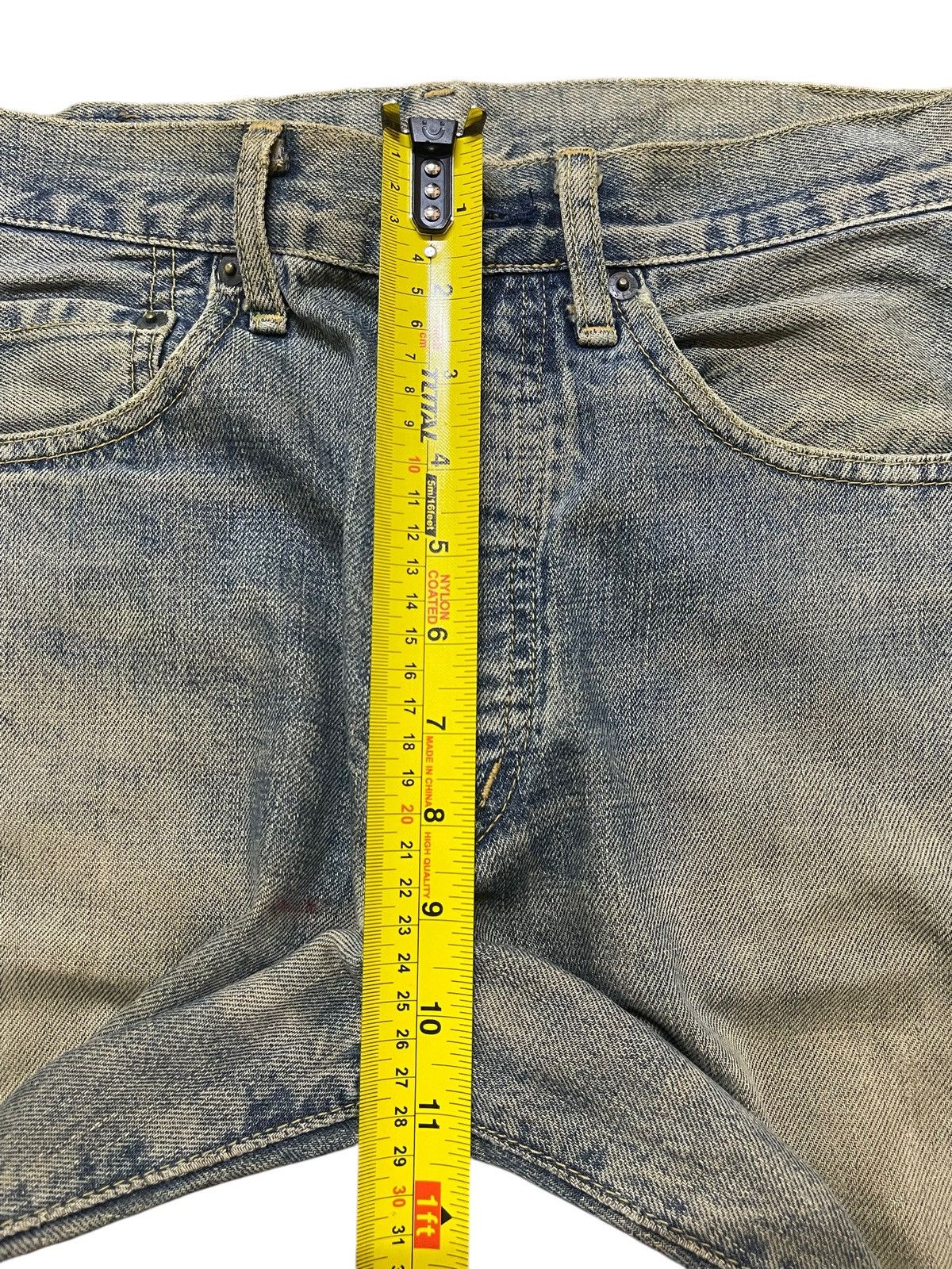 Levi's Vintage 80s Levis 503B Selvedge E Mud Wash Distressed Loose Size US 28 / EU 44 - 20 Thumbnail