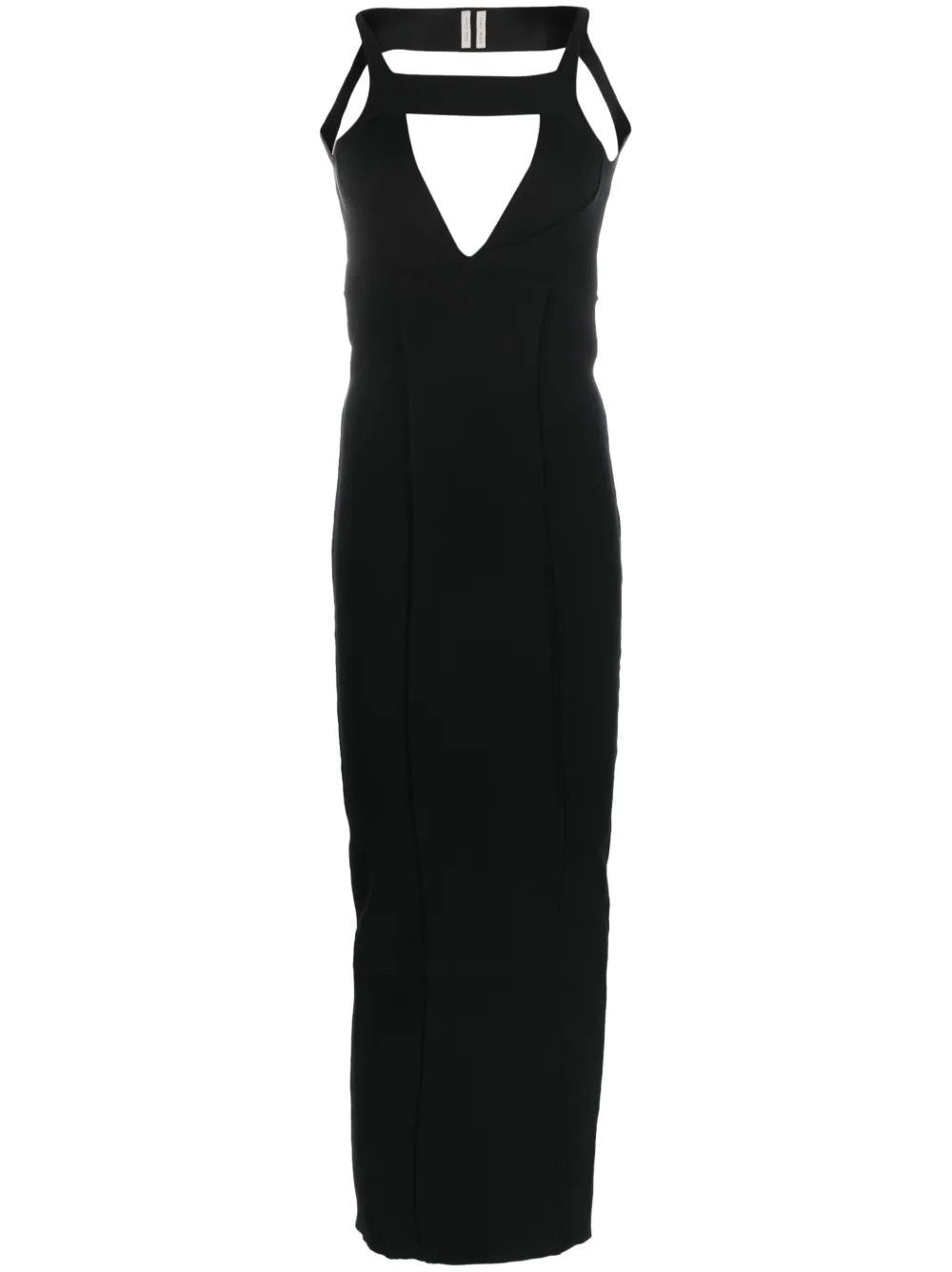 Rick Owens o1y0126 Maxi Dress in Black Size XS / US 0-2 / IT 36-38 - 1 Thumbnail