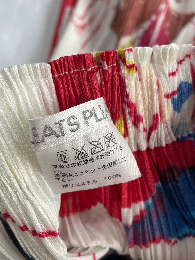 Issey Miyake Issey Miyake size:3 White powder comic pleated skirt Size 31" - 4 Thumbnail