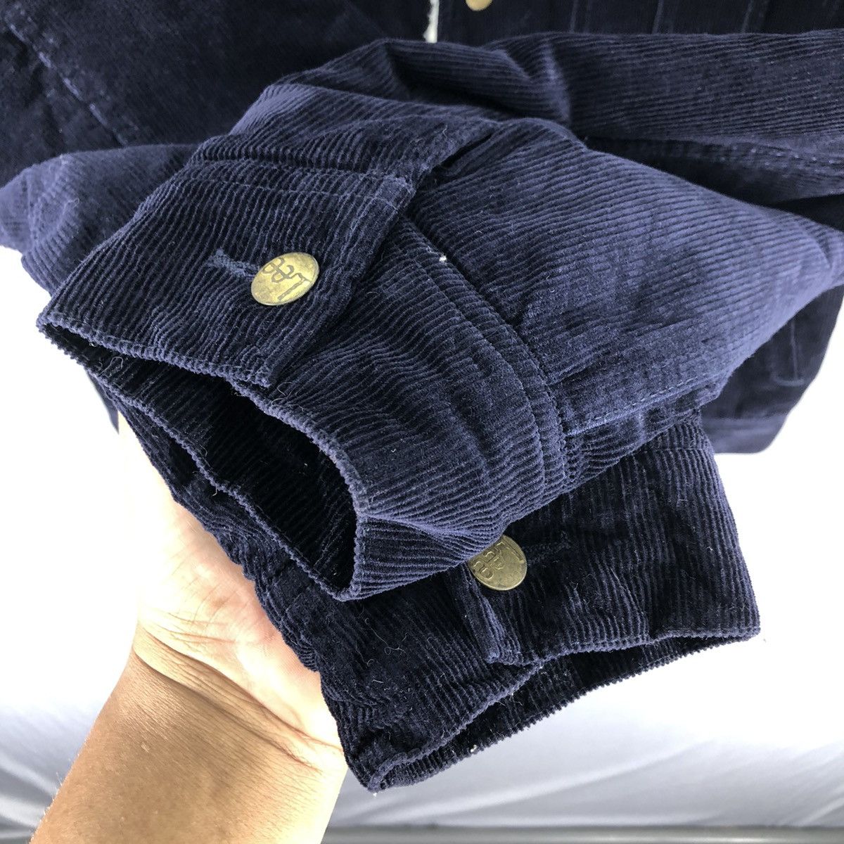 Lee Vintage 90's Lee Storm Rider Corduroy Sherpa Lining Jacket Size US M / EU 48-50 / 2 - 14 Thumbnail