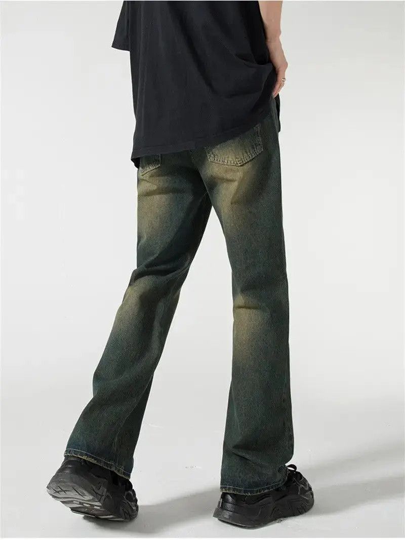Japanese Brand Retro loose wide leg tie dye jeans Size US 30 / EU 46 - 3 Thumbnail