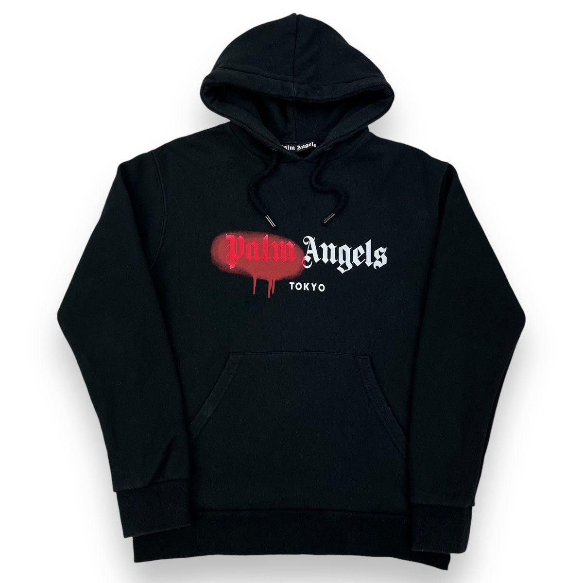 Palm Angels Palm Angels Spray Logo Black Hoodie Size US S / EU 44-46 / 1 - 2 Thumbnail