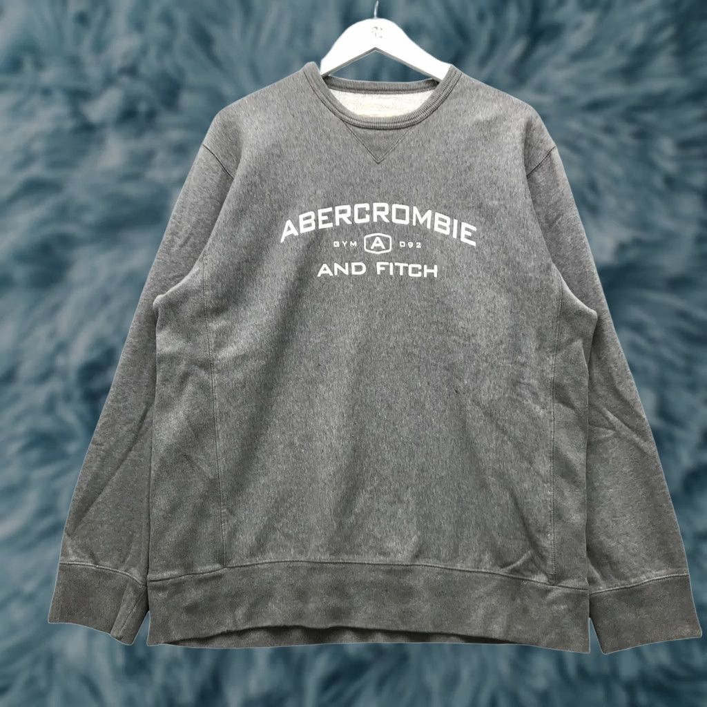Abercrombie & Fitch VINTAGE Abercrombie & Fitch Sweatshirt Gym Issue 1892 Mens Large Graphic Gray Crew Neck Pullover All Seasons 90s 80s Retro Size US L / EU 52-54 / 3 - 1 Thumbnail