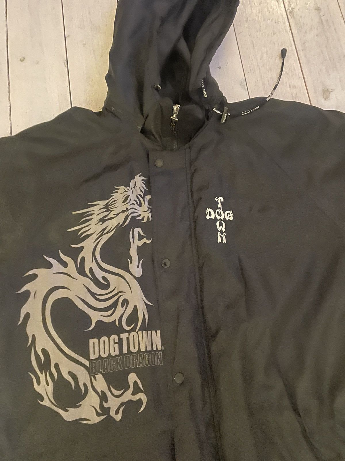 image of Dogtown Black Dragon Parkas, Men's (Size XL)