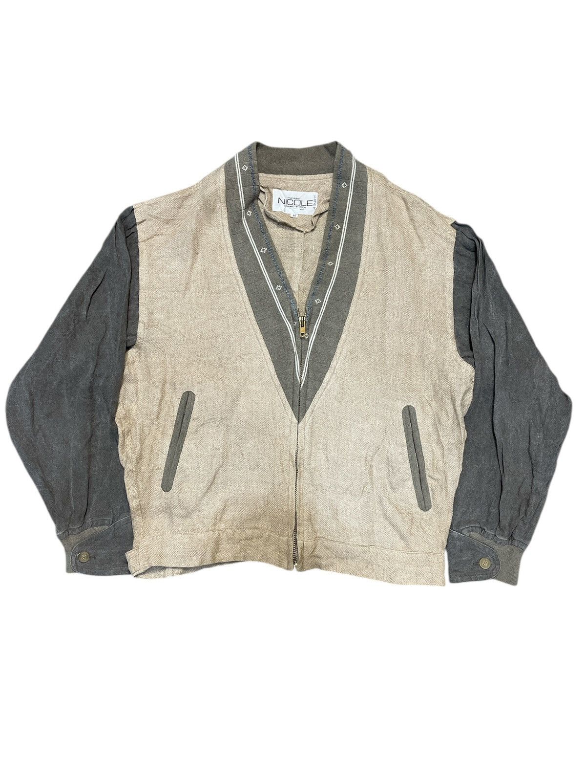 Japanese Brand Monsieur Nicole by YUKIO KOBAYASHI Jacket Size US M / EU 48-50 / 2 - 1 Thumbnail