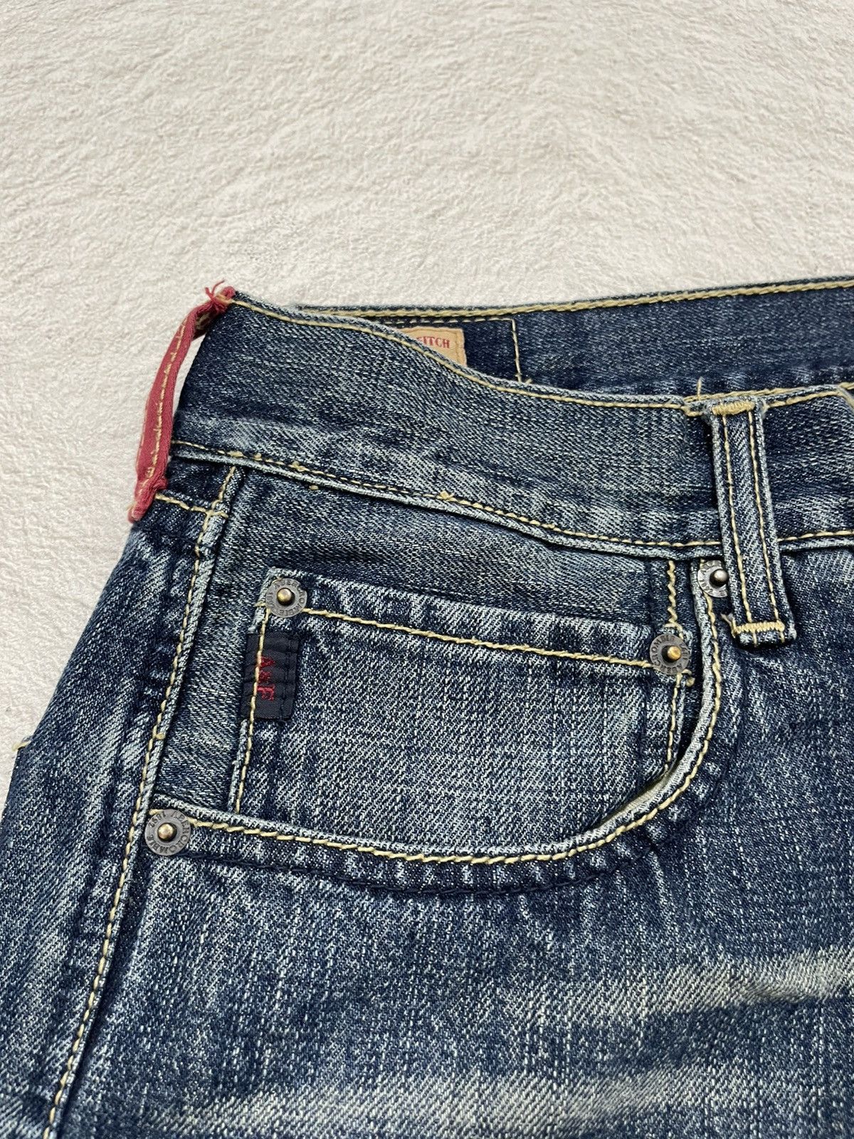 Japanese Brand 2000s Abercrombie Vintage Denim Washed Jeans Y2K Size US 30 / EU 46 - 4 Thumbnail