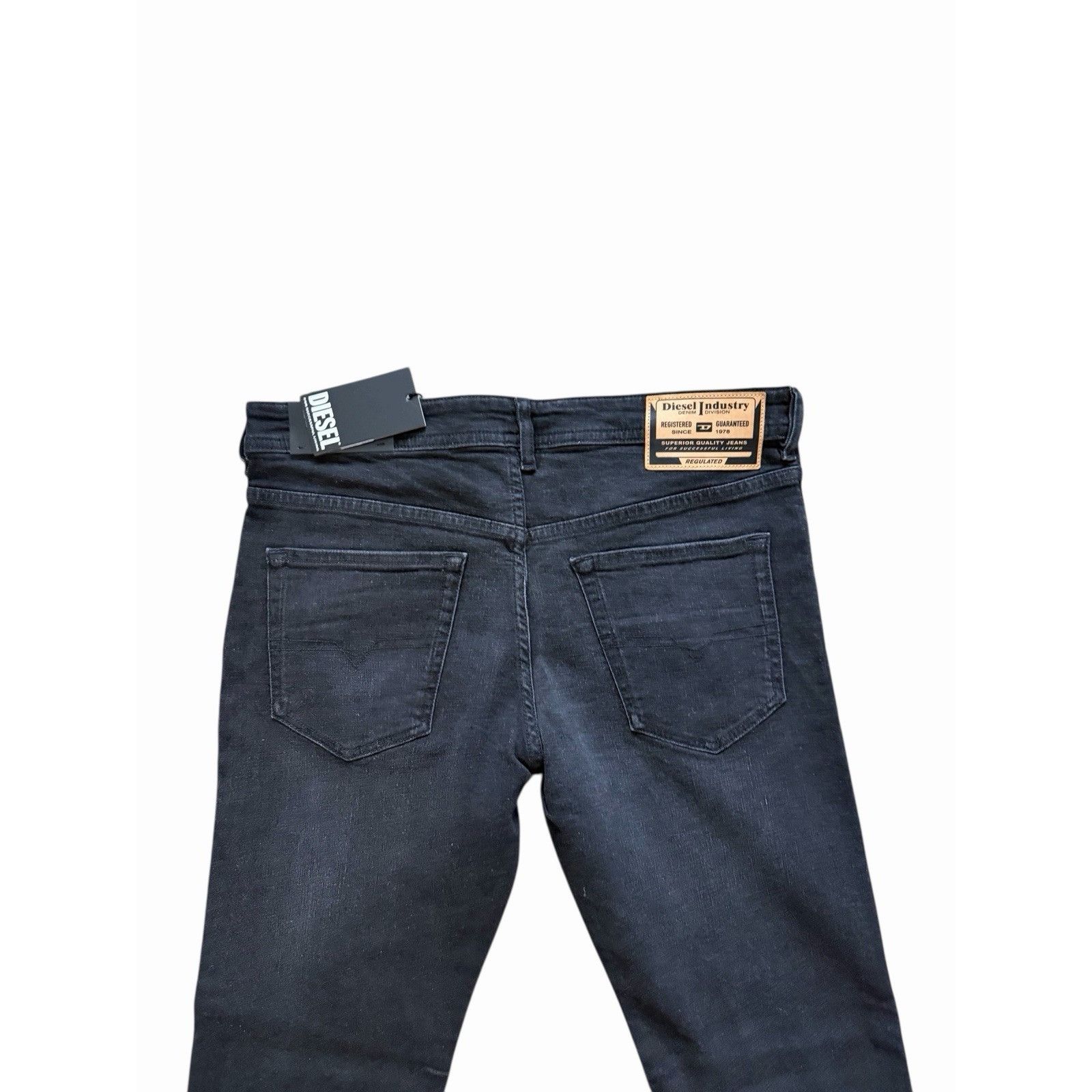 Diesel Diesel Mens Buster Tapered Jeans RE063 Black $250 Size 36/32 Size US 36 / EU 52 - 2 Thumbnail
