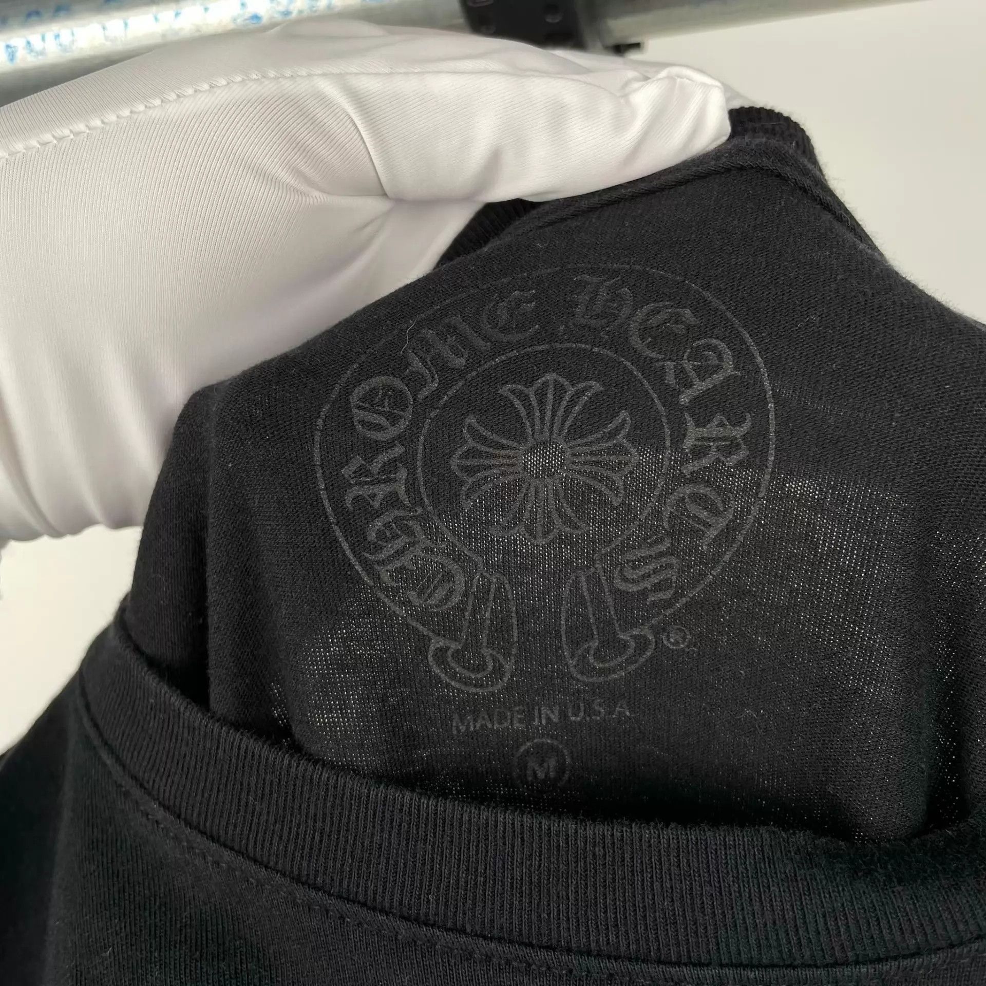 Chrome Hearts Chrome Hearts HK Excl Cross & Horsehoe blk L/S T 175 Size US L / EU 52-54 / 3 - 6 Thumbnail