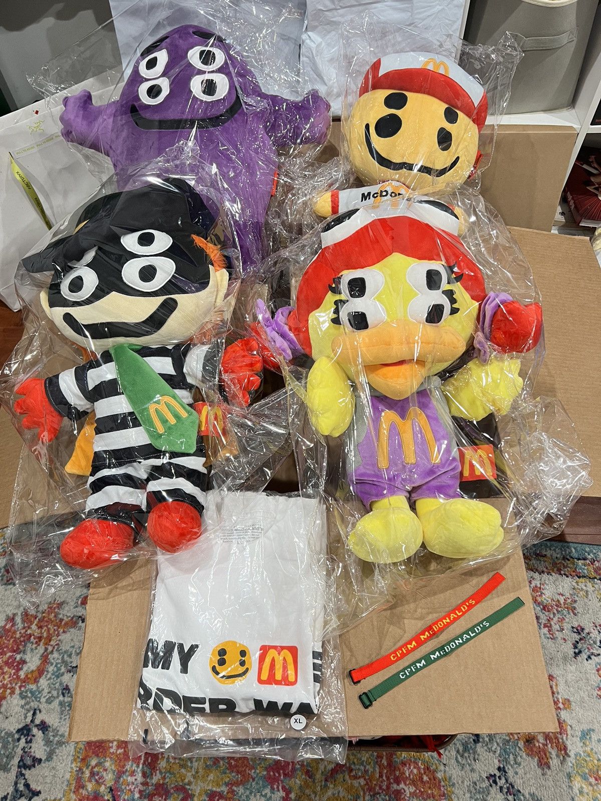 image of Cactus Plant Flea Market 2022 Cpfm // Mcdonald’S Plush Friends Plushies & More Bundle, Men's