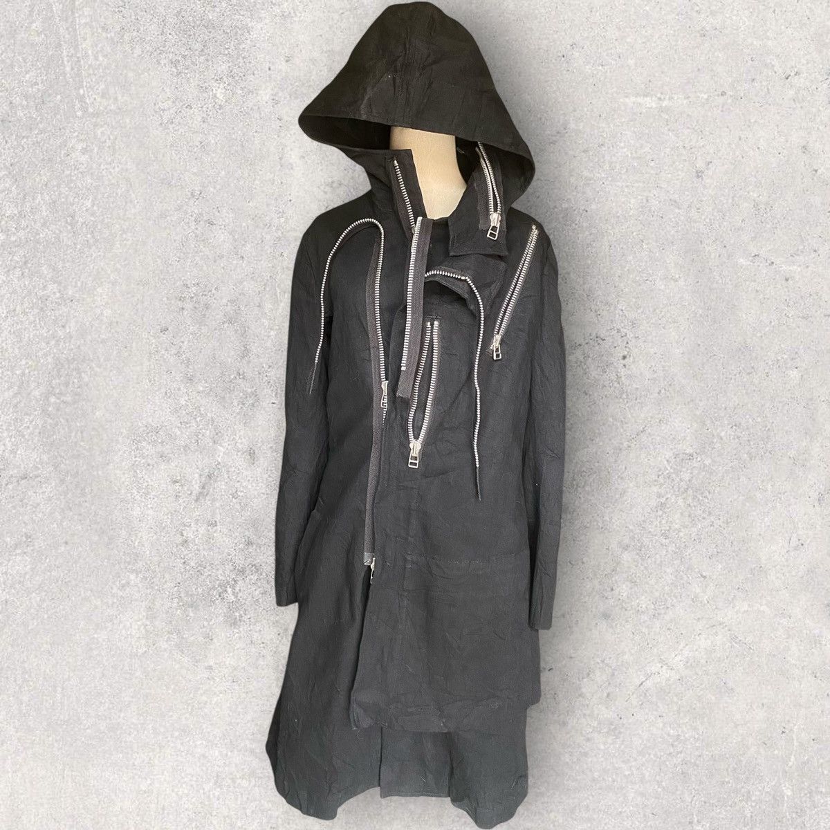 Yohji Yamamoto Fall20-21 B Yohji Yamamoto Muti Zip Coat Size S / US 4 / IT 40 - 4 Thumbnail