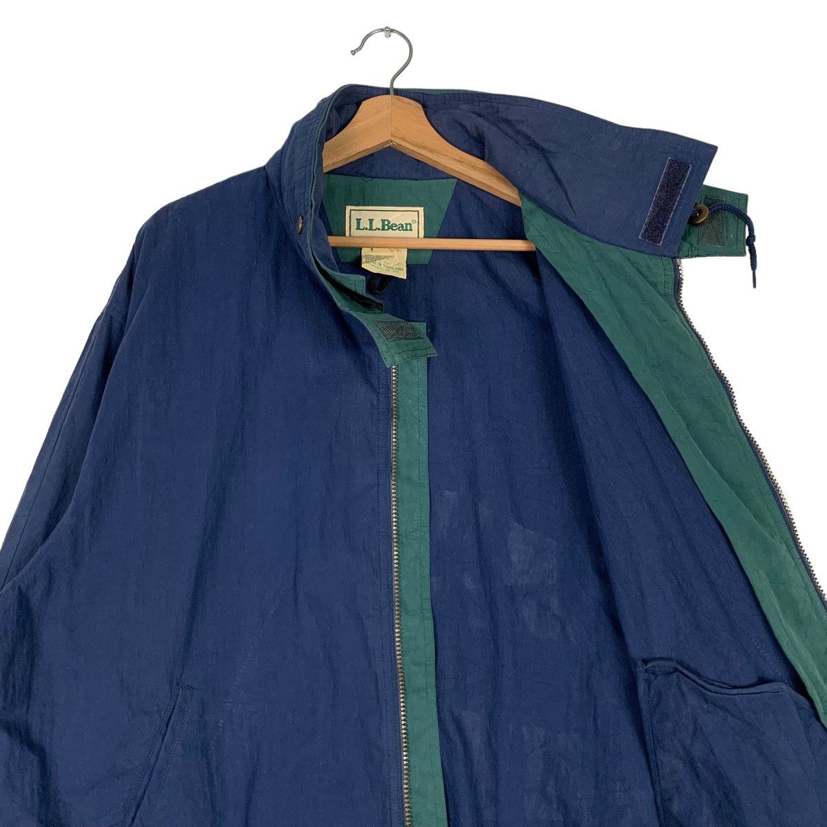 L.L. Bean Vintage L.L.BEAN Blue Outdoor Jacket #0550-C25 Size US L / EU 52-54 / 3 - 10 Thumbnail