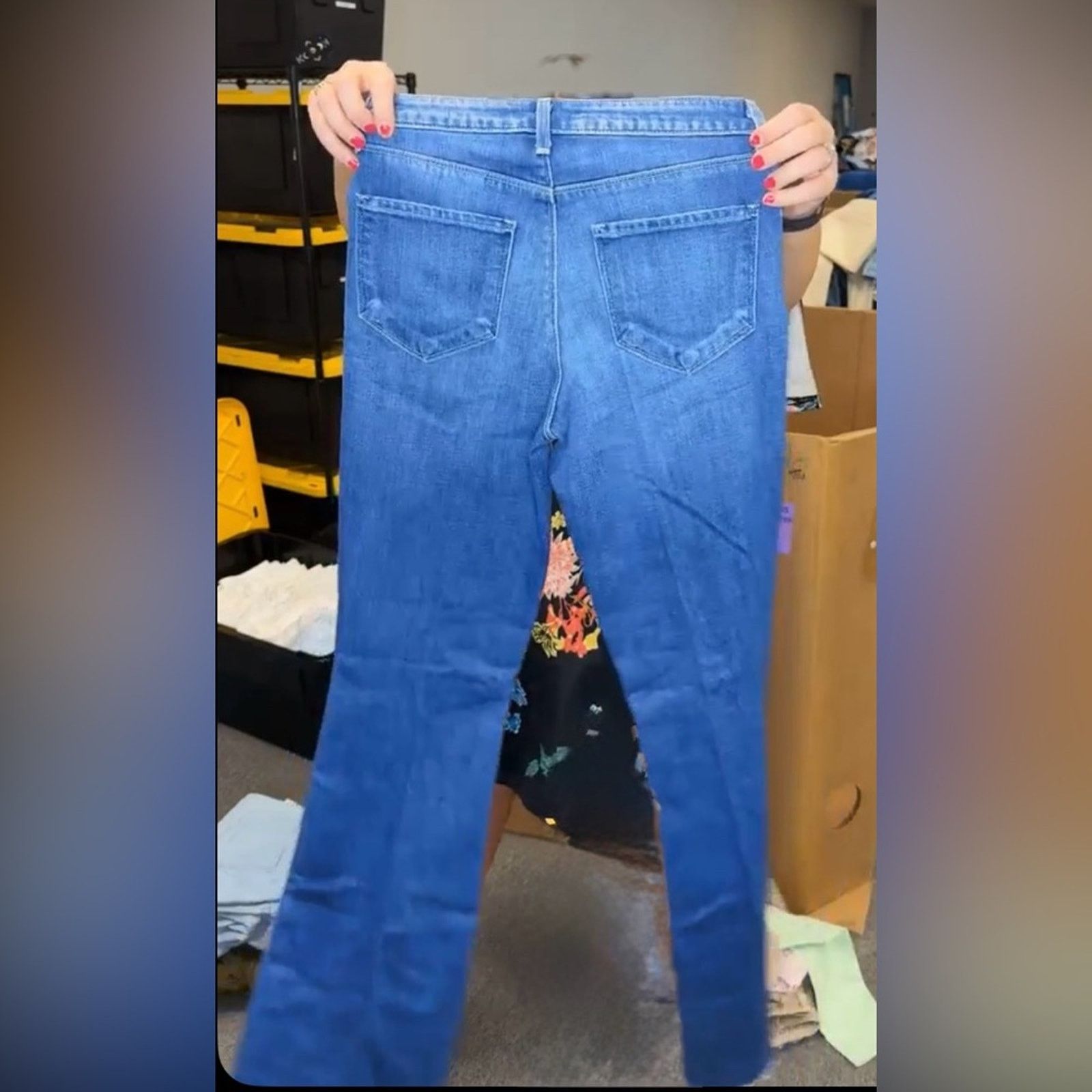 L'AGENCE NEW L'AGENCE $299 Sera Blue Flare Jeans size 25 Size 25" / US 0 / IT 36 - 10 Thumbnail