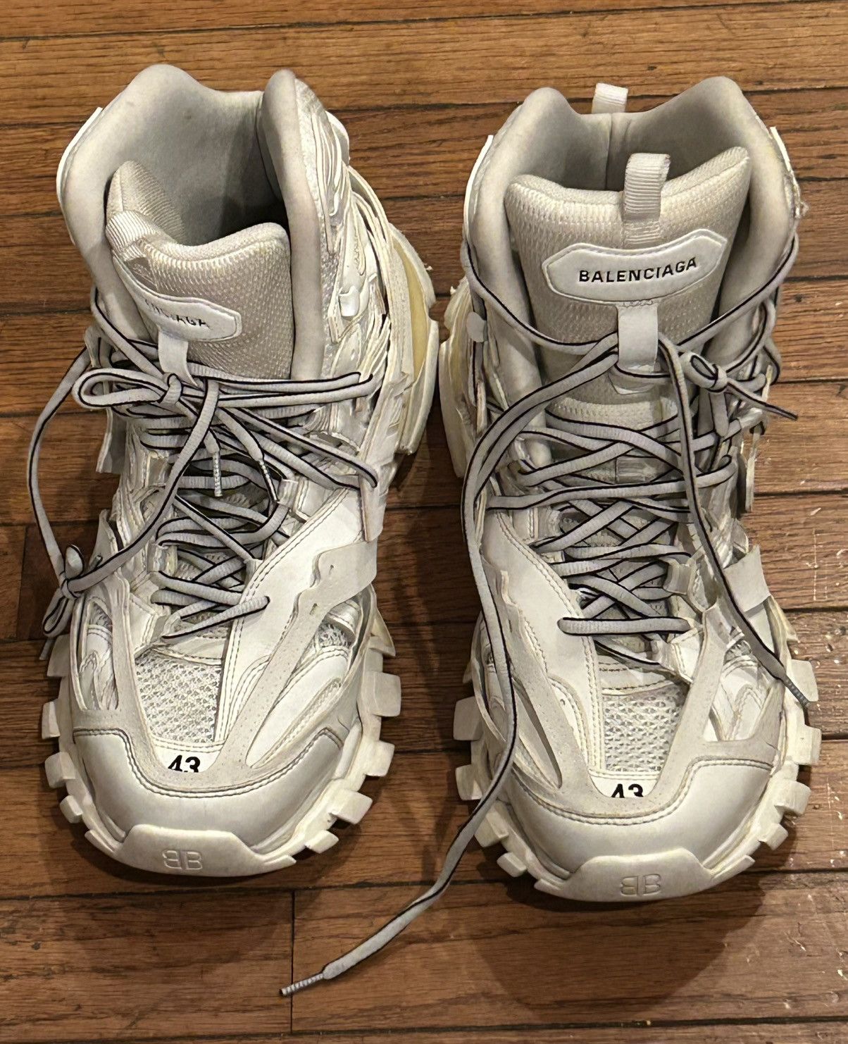 Balenciaga Balenciaga White Track Hike Boots Size US 10 / EU 43 - 5 Thumbnail