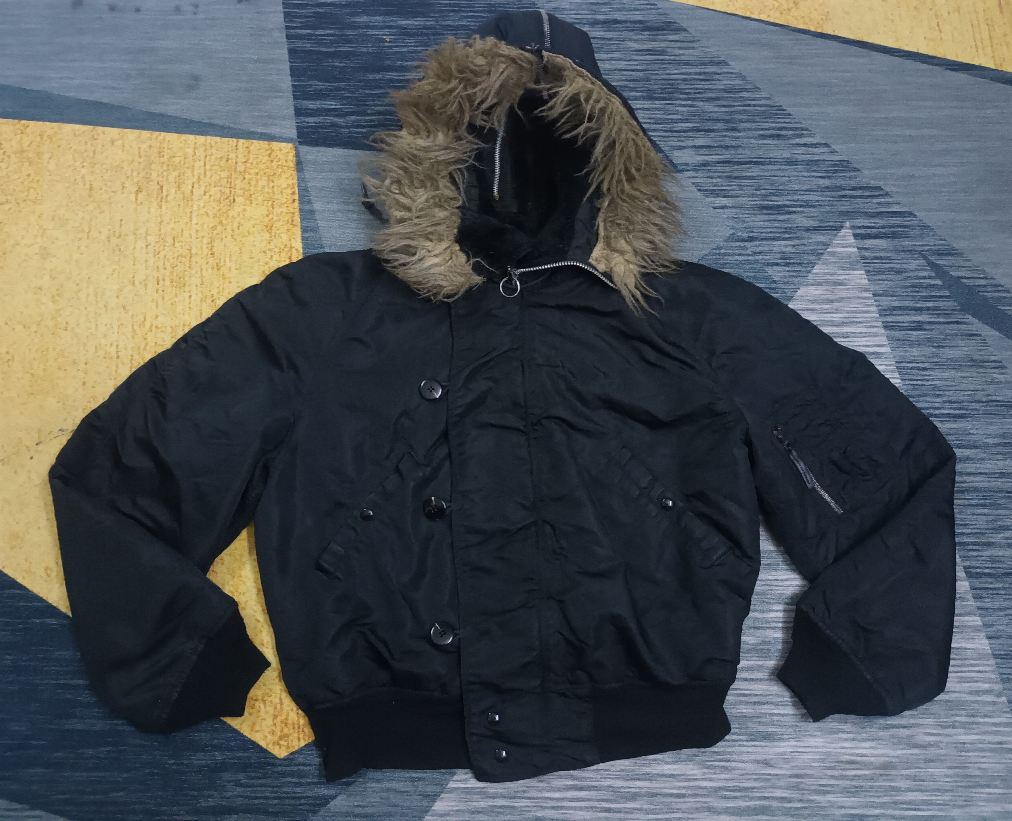Alpha Industries 🔥 ALPHA INDUSTRIES BOMBERS JACKET 🔥 Size US L / EU 52-54 / 3 - 1 Thumbnail