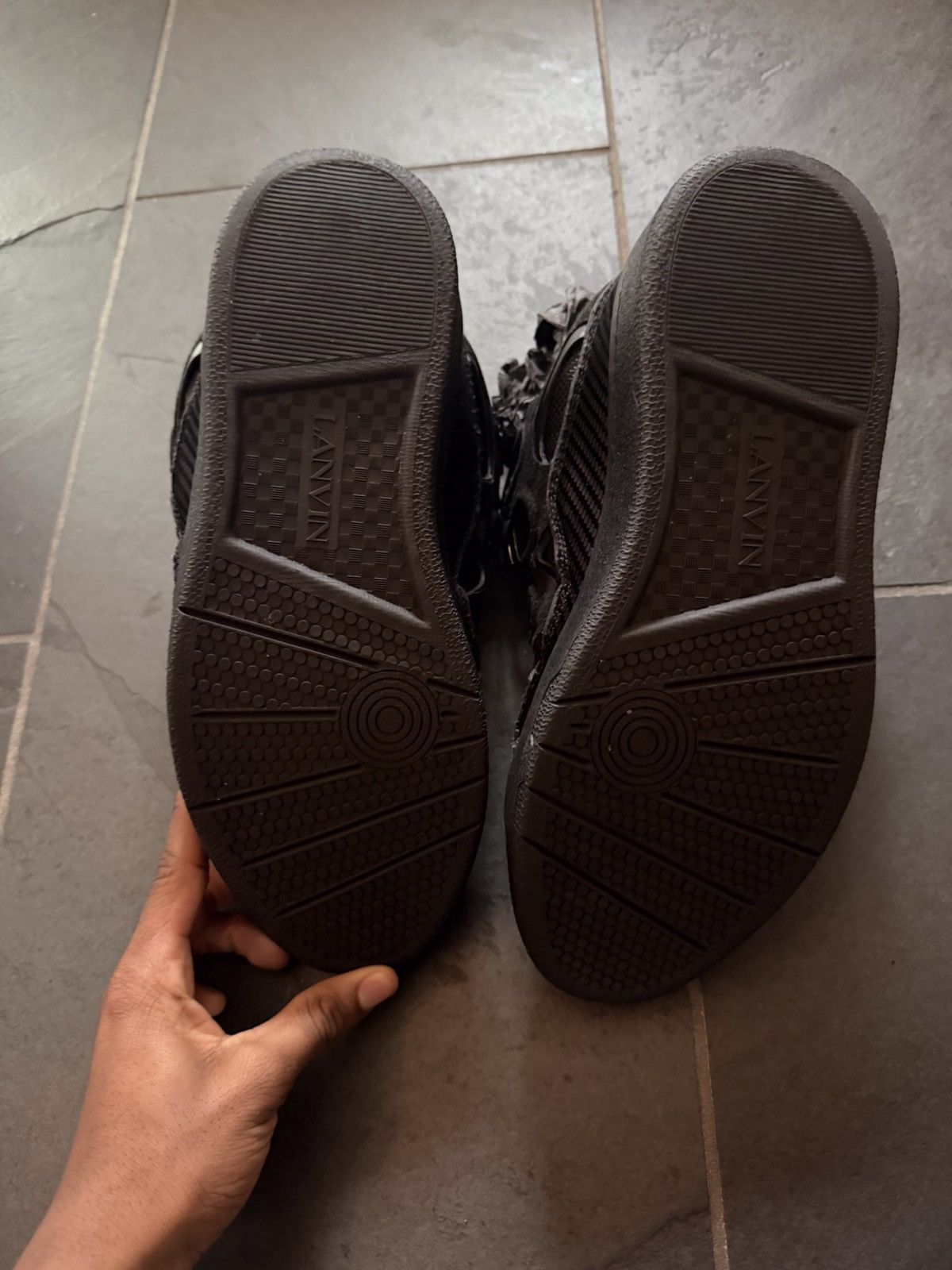 Lanvin Lanvin curb all black Size US 11 / EU 44 - 15 Thumbnail