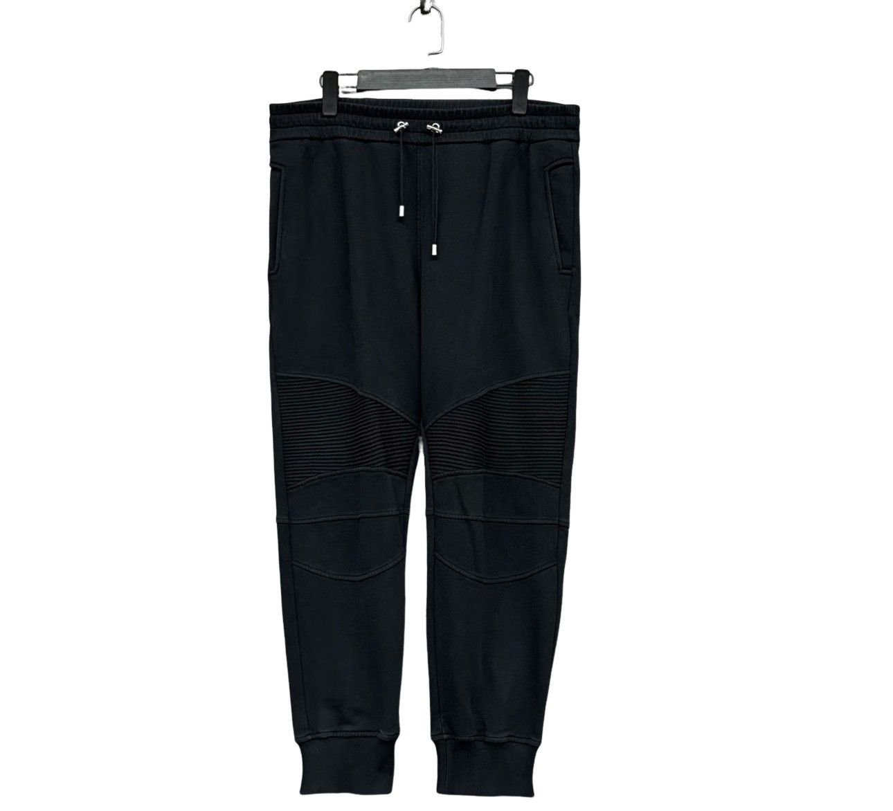 Balmain Balmain Gold Logo Biker Sweatpants XXL Size US 38 / EU 54 - 1 Thumbnail