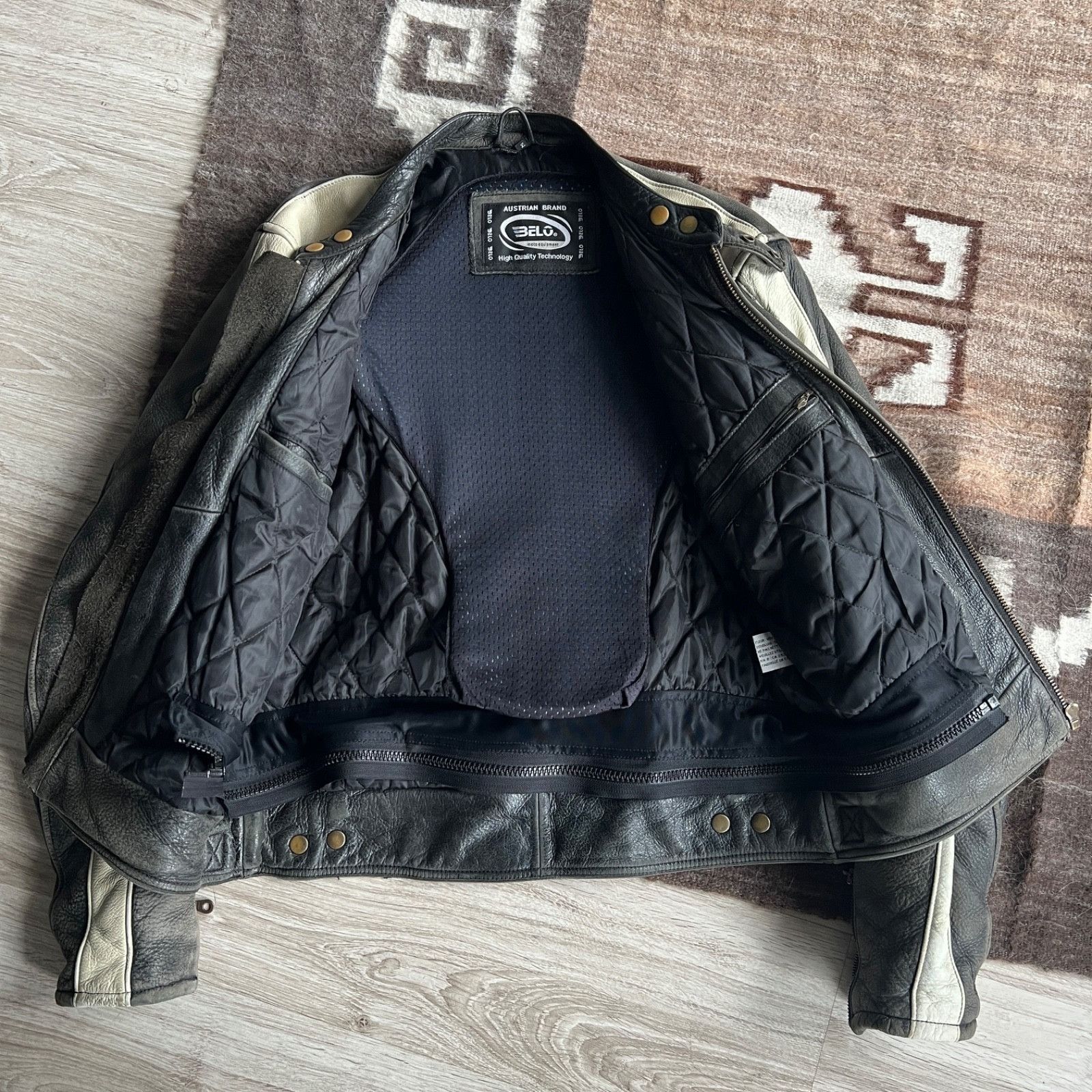 Leather Belo Procomp Leather Motorcycle Moto Biker Jacket 9919AC Size US L / EU 52-54 / 3 - 9 Thumbnail