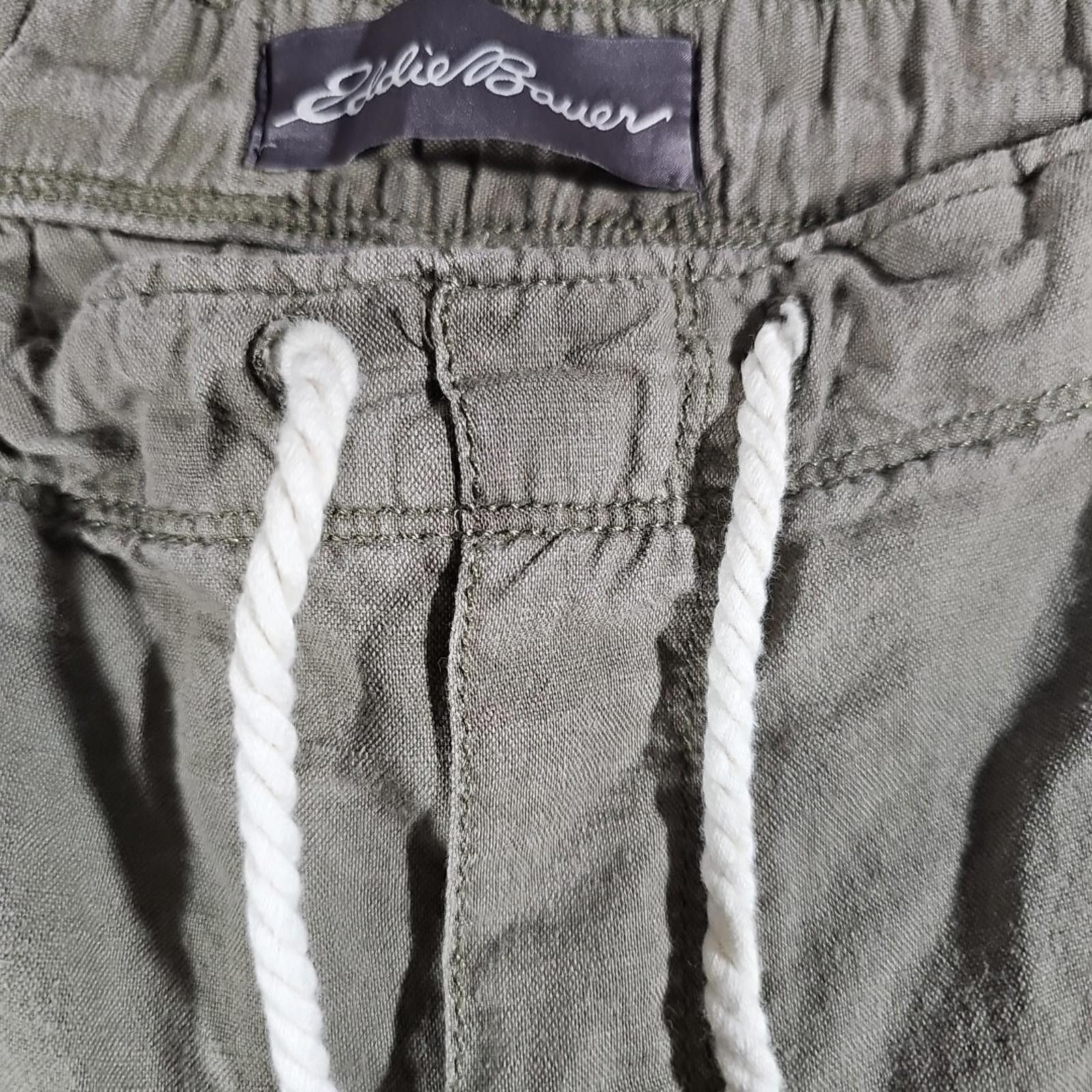Eddie Bauer Eddie Bauer L Green Drawstring Shorts Size 36" / US 14 / IT 50 - 2 Thumbnail