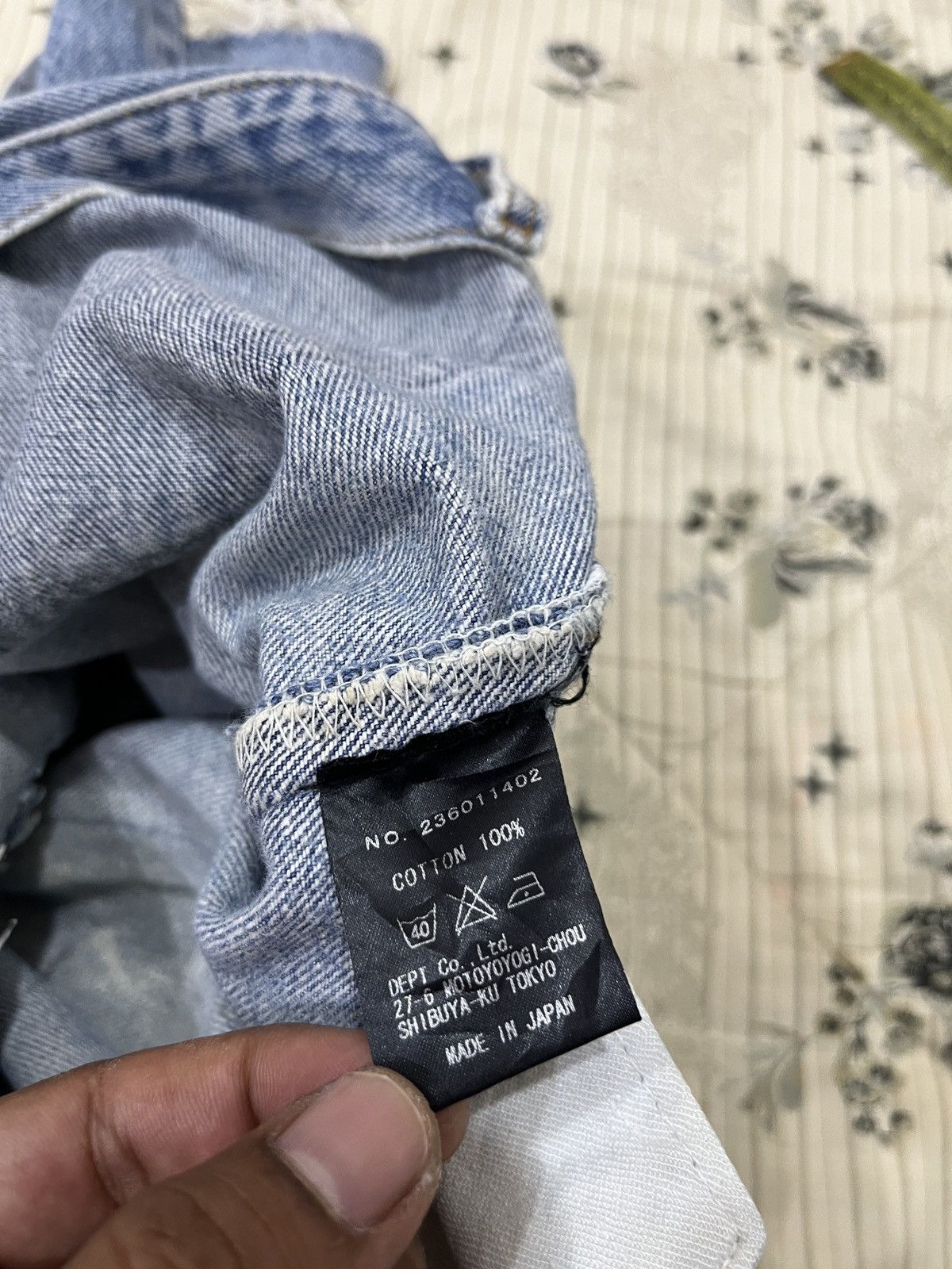 Levi's 🔥🔥🔥RARE LEVIS X DEPT JAPAN DENIM Size US 33 - 13 Thumbnail