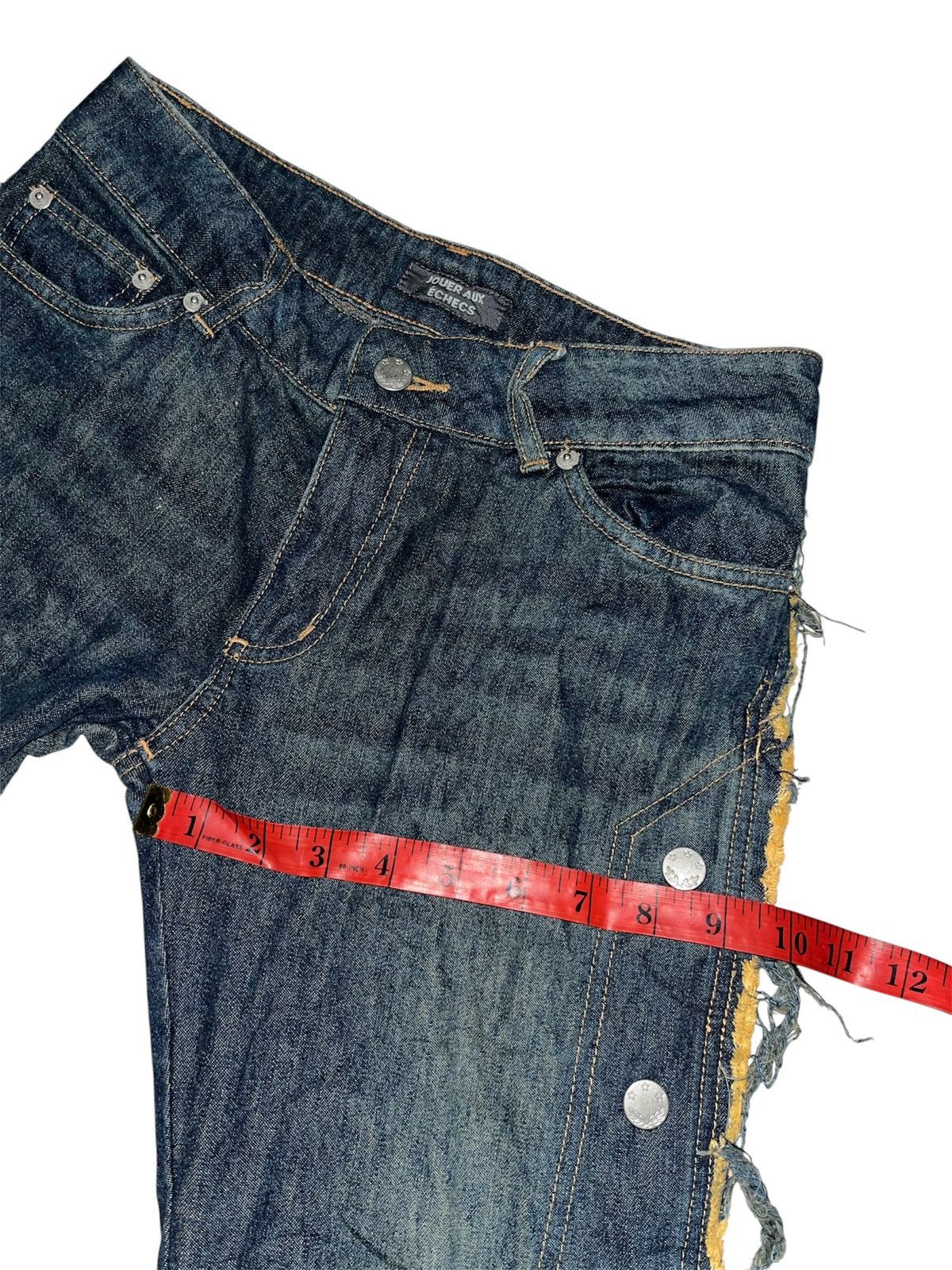 Seditionaries JOUERAUX ECHECS FLARE JEANS x JAPAN BRAND x VINTAGE Size US 33 - 12 Thumbnail