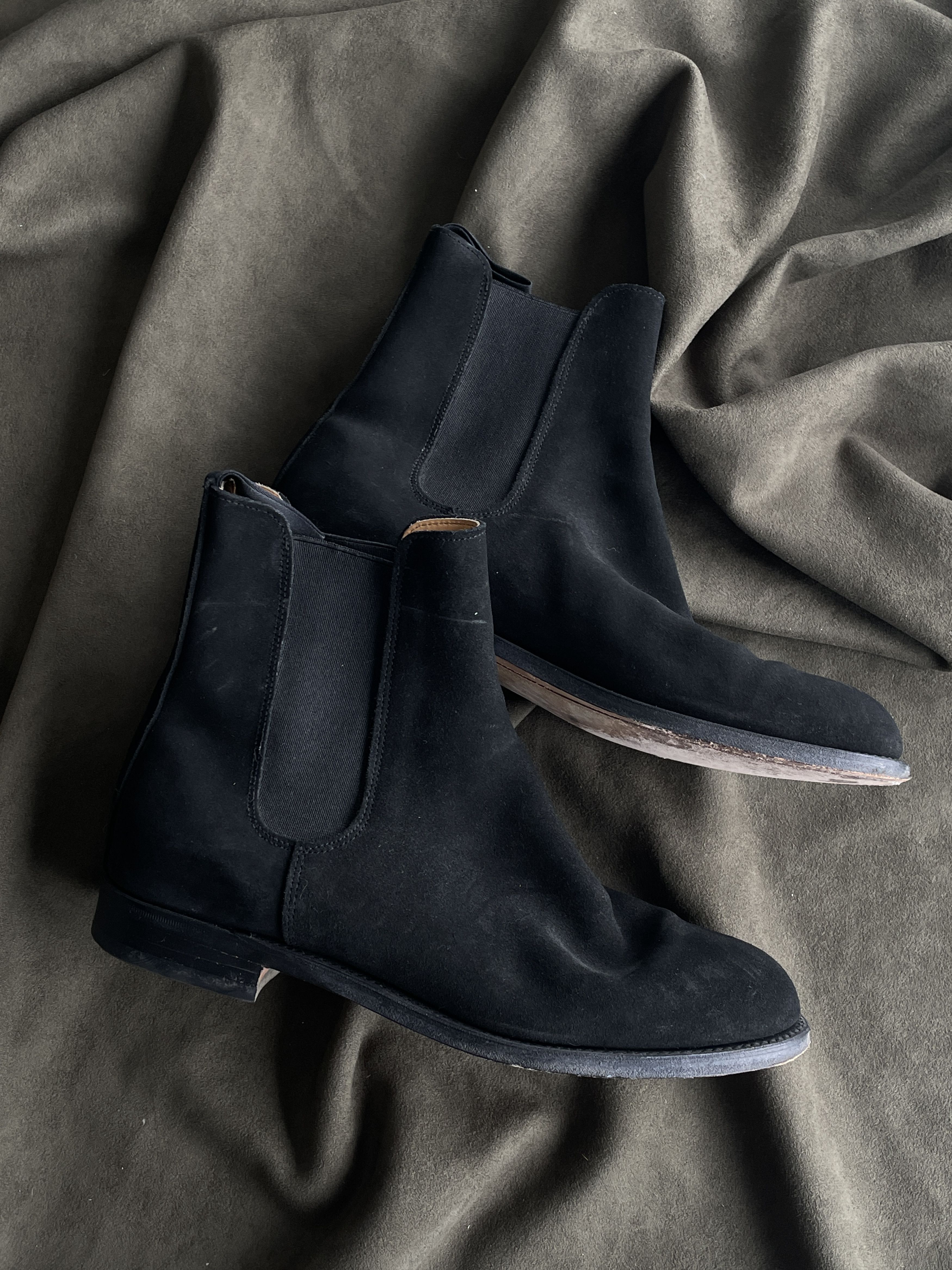 Alfred Sargent Suede Chelsea Boots Size US 7 / IT 37 - 1 Thumbnail