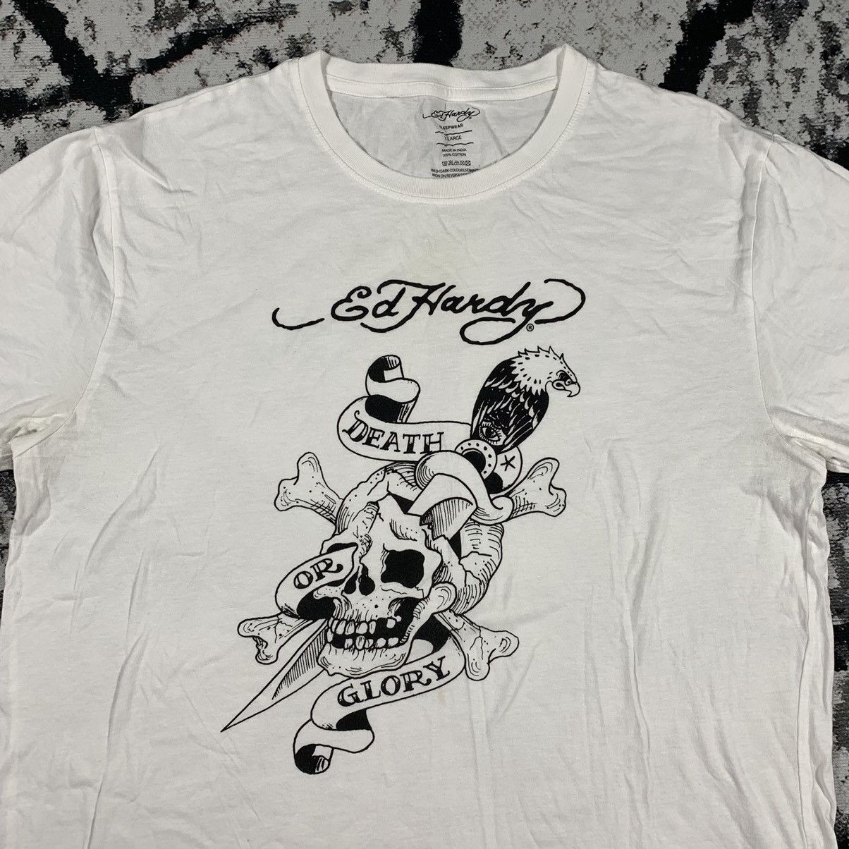 Christian Audigier × Ed Hardy × Vintage Ed hardy T Shirt Tee y2k drip tattoo print Size US XL / EU 56 / 4 - 2 Thumbnail