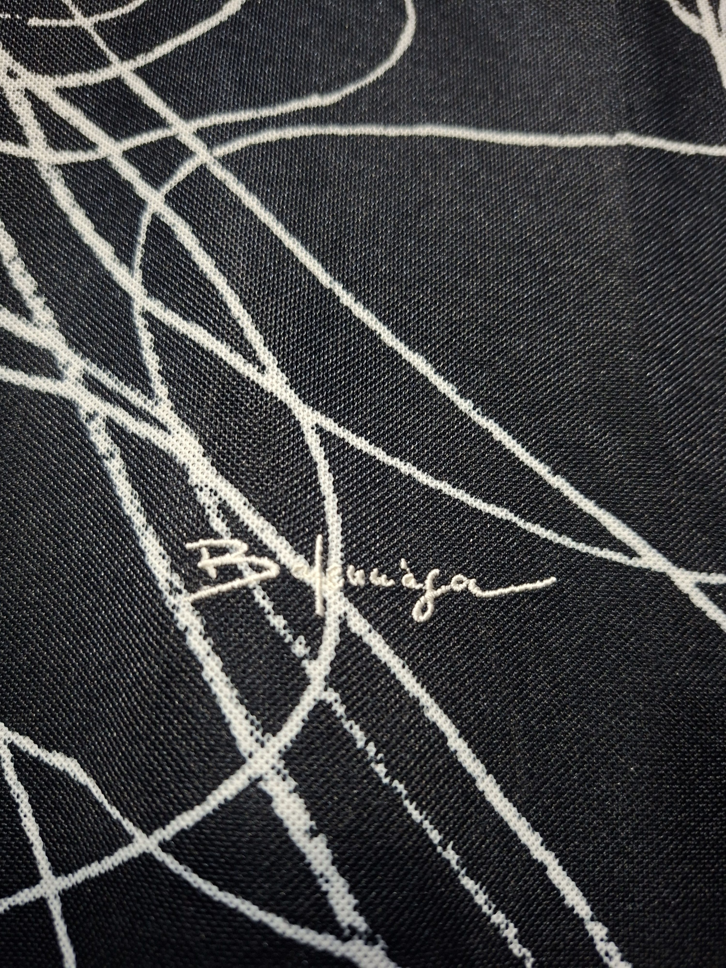 Balenciaga VINTAGE BALENCIAGA GRAFFITI MESH PRINTED BLOUSE SHIRT Size L / US 10 / IT 46 - 4 Thumbnail