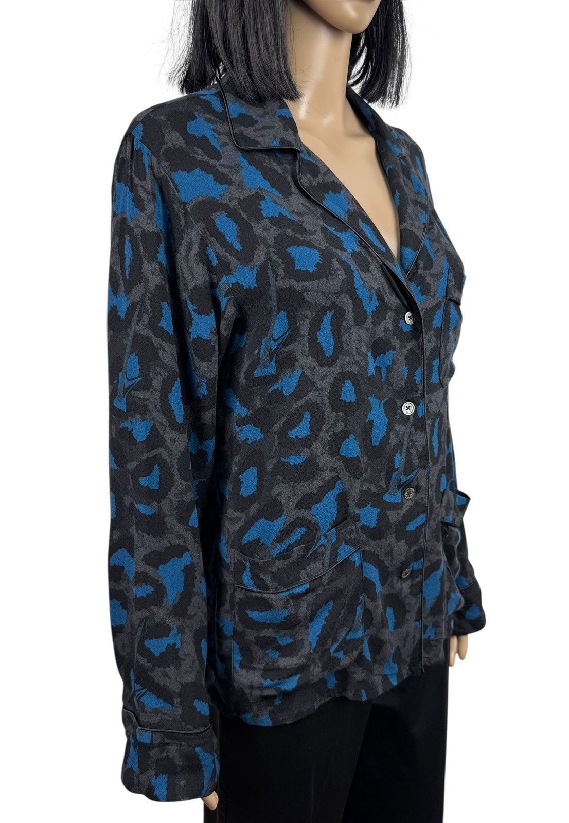 Zadig & Voltaire Zadig & Voltaire Printed Viscose Blouse Button Up size M Size M / US 6-8 / IT 42-44 - 4 Thumbnail