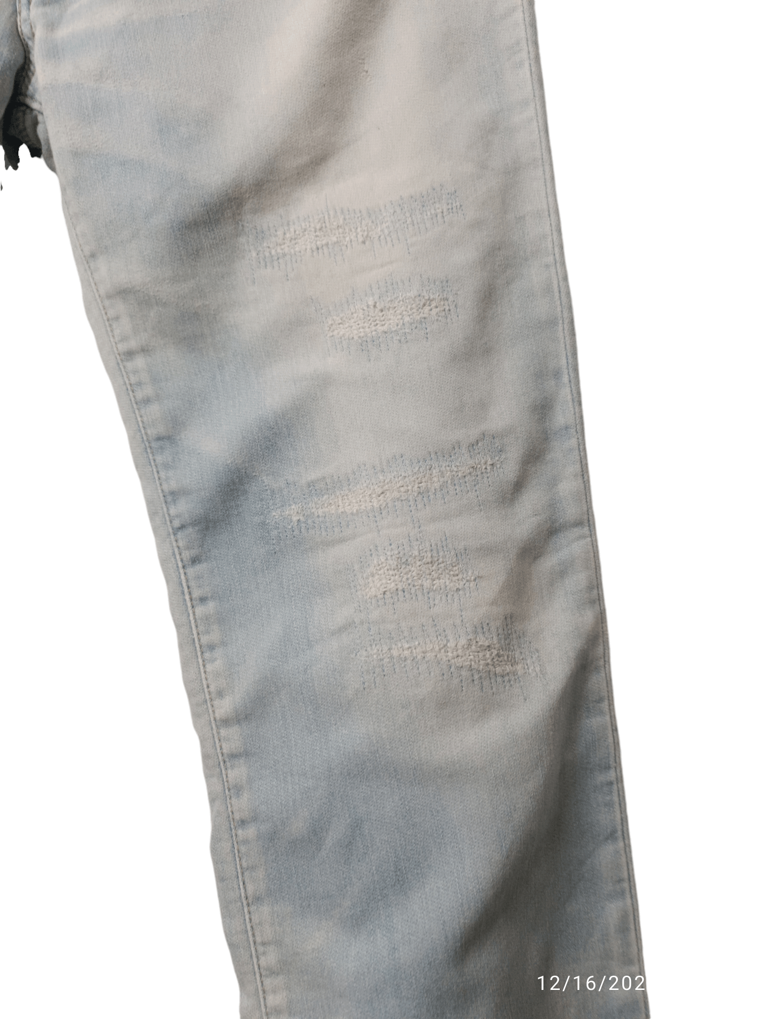 Japanese Brand Junhashimoto slight distressing light wash Size US 36 / EU 52 - 6 Thumbnail