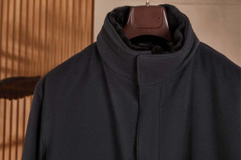 Loro Piana LORO PIANA Winter Voyage series Camel hair coat shell 100% Size US XXL / EU 58 / 5 - 8 Thumbnail