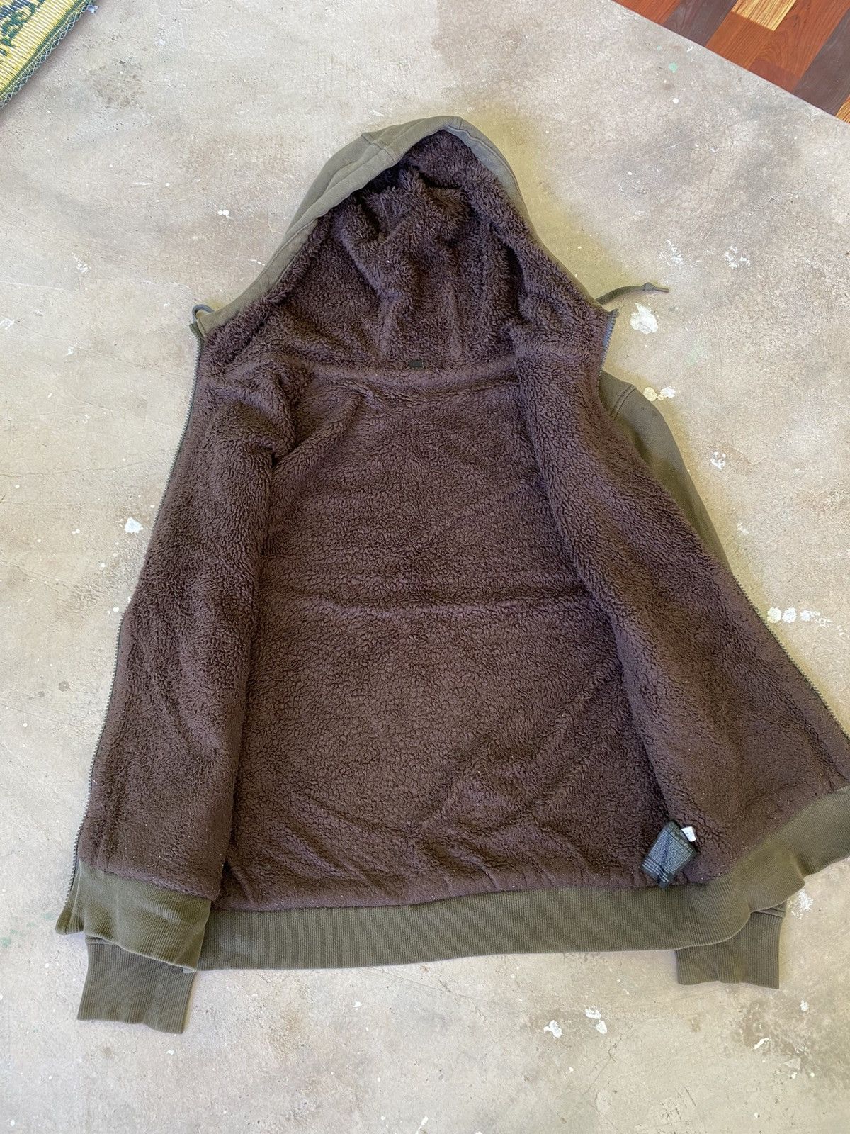 Uniqlo Uniqlo Sherpa Lined Olive Hoodie Set Size US M / EU 48-50 / 2 - 3 Thumbnail