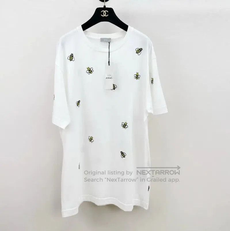 Dior Dior White Cotton Men's Short Sleeve T-Shirt . Size US L / EU 52-54 / 3 - 1 Thumbnail