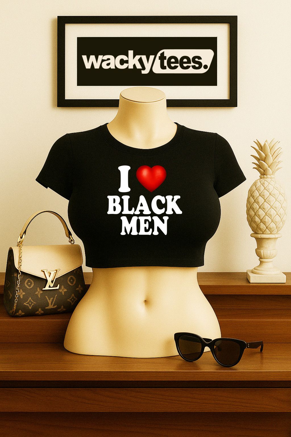 Other I Love Black Men I Heart Chocolate Adult Graphic Tee Shirt Size US L / EU 52-54 / 3 - 1 Thumbnail
